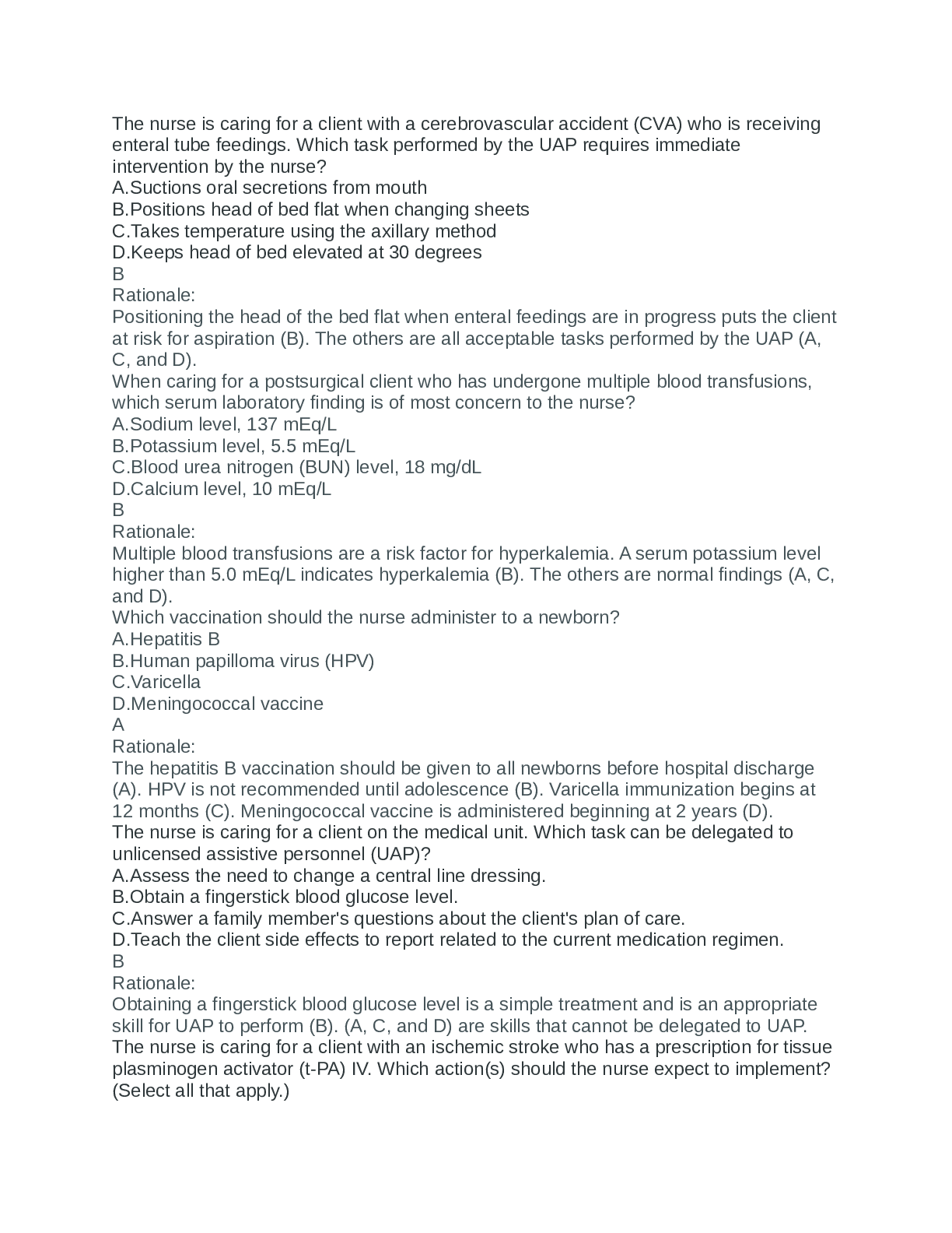 Preview image for BEST LATEST NCLEX-PN Hesi Comp B.