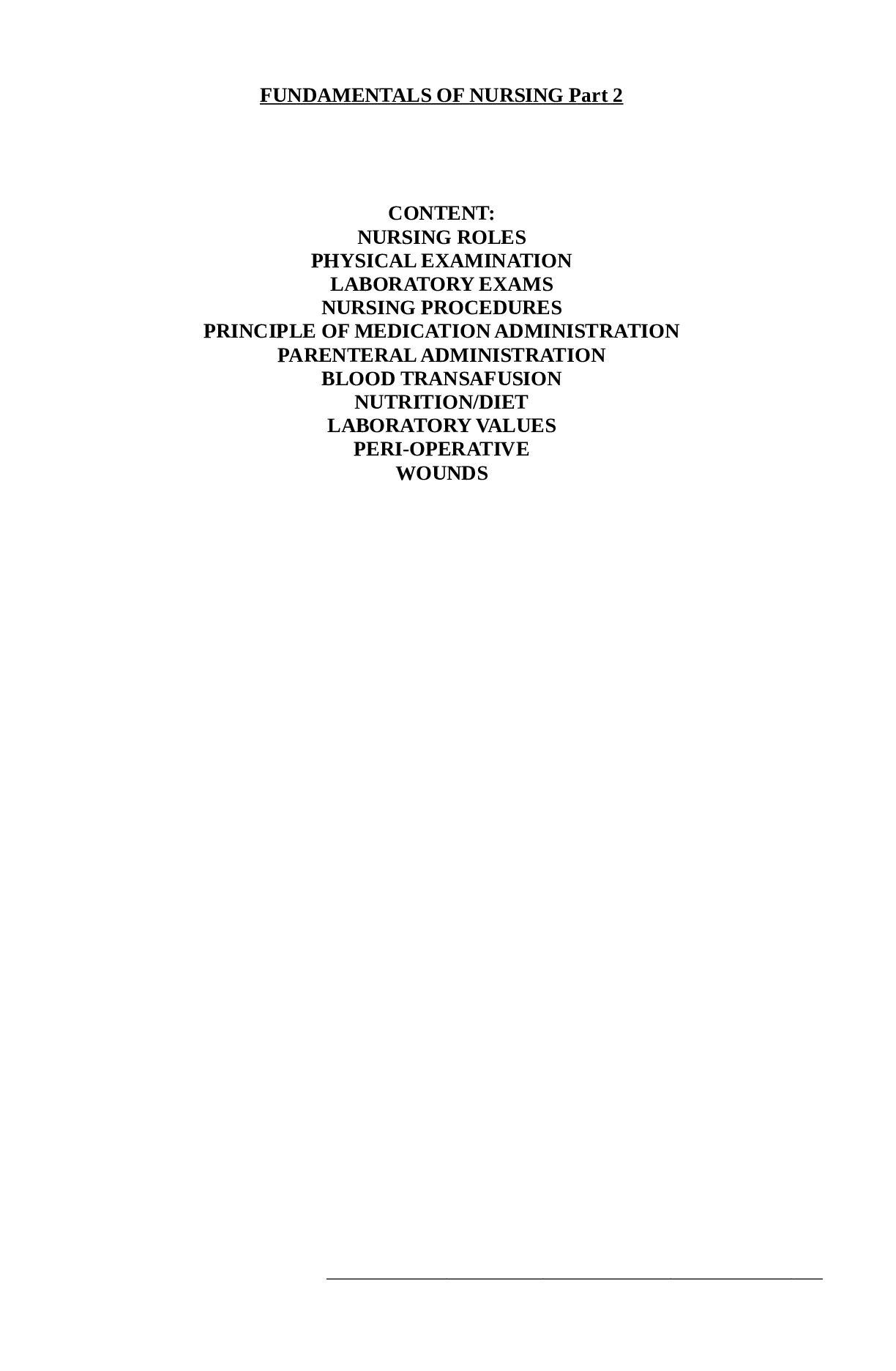 Preview image for NCLEX RN FUNDAMENTALS OF NURSING