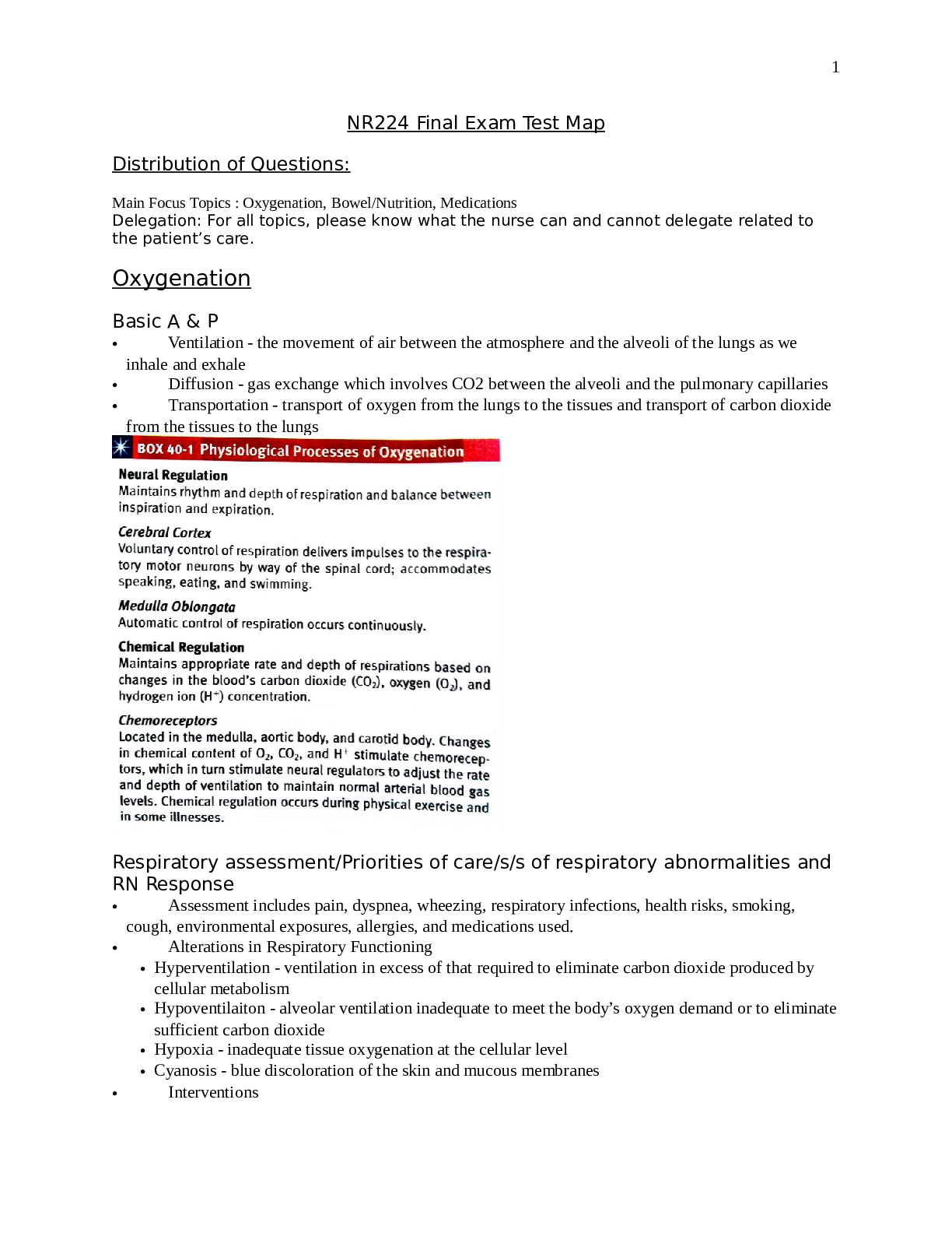 Preview image for NR224 Final Exam Test Map LATEST, DOWNLOAD TO SCORE A