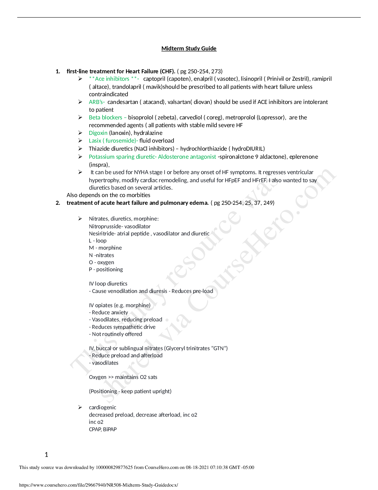 Preview image for NR508 Midterm Study Guide