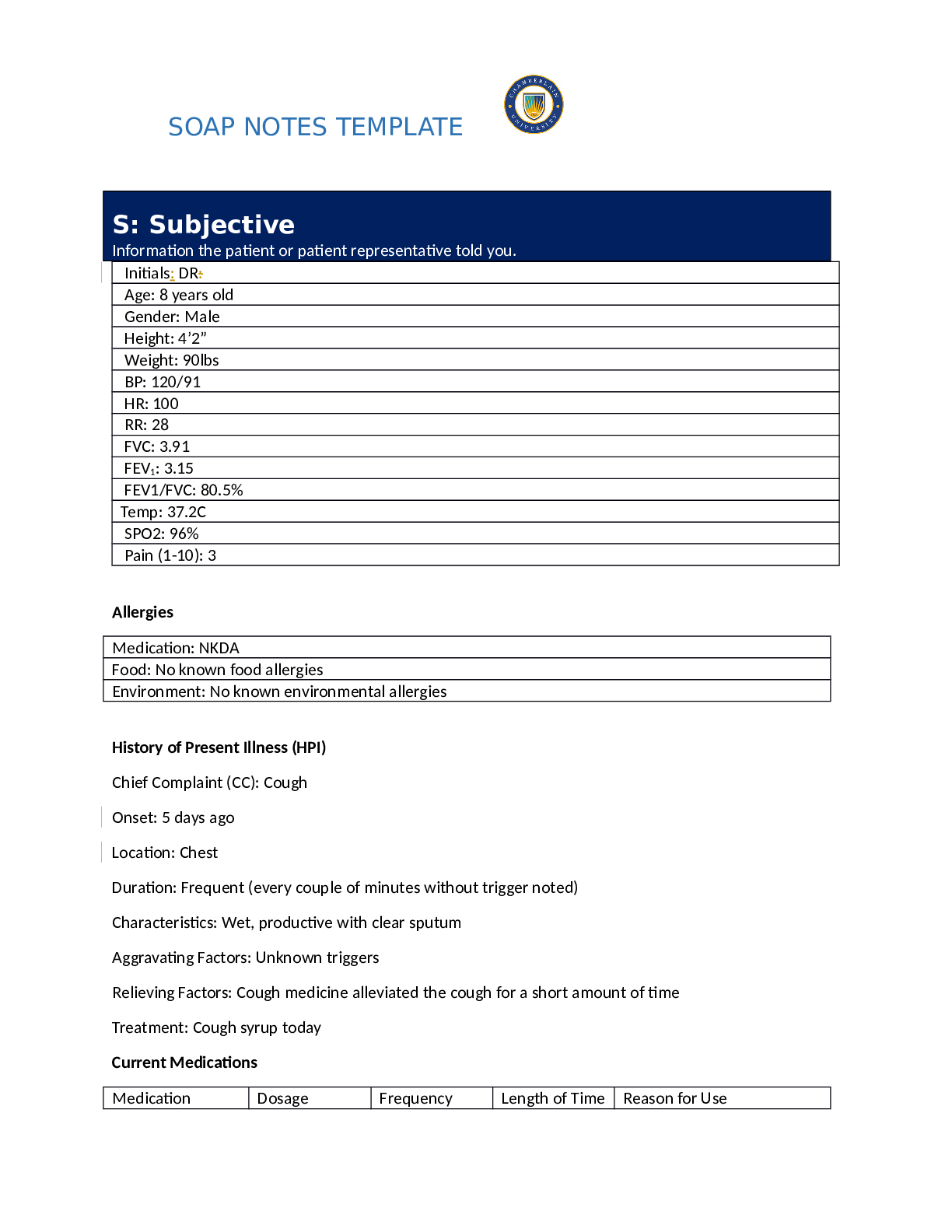 Preview image for NR509 Week 6 SOAP Note