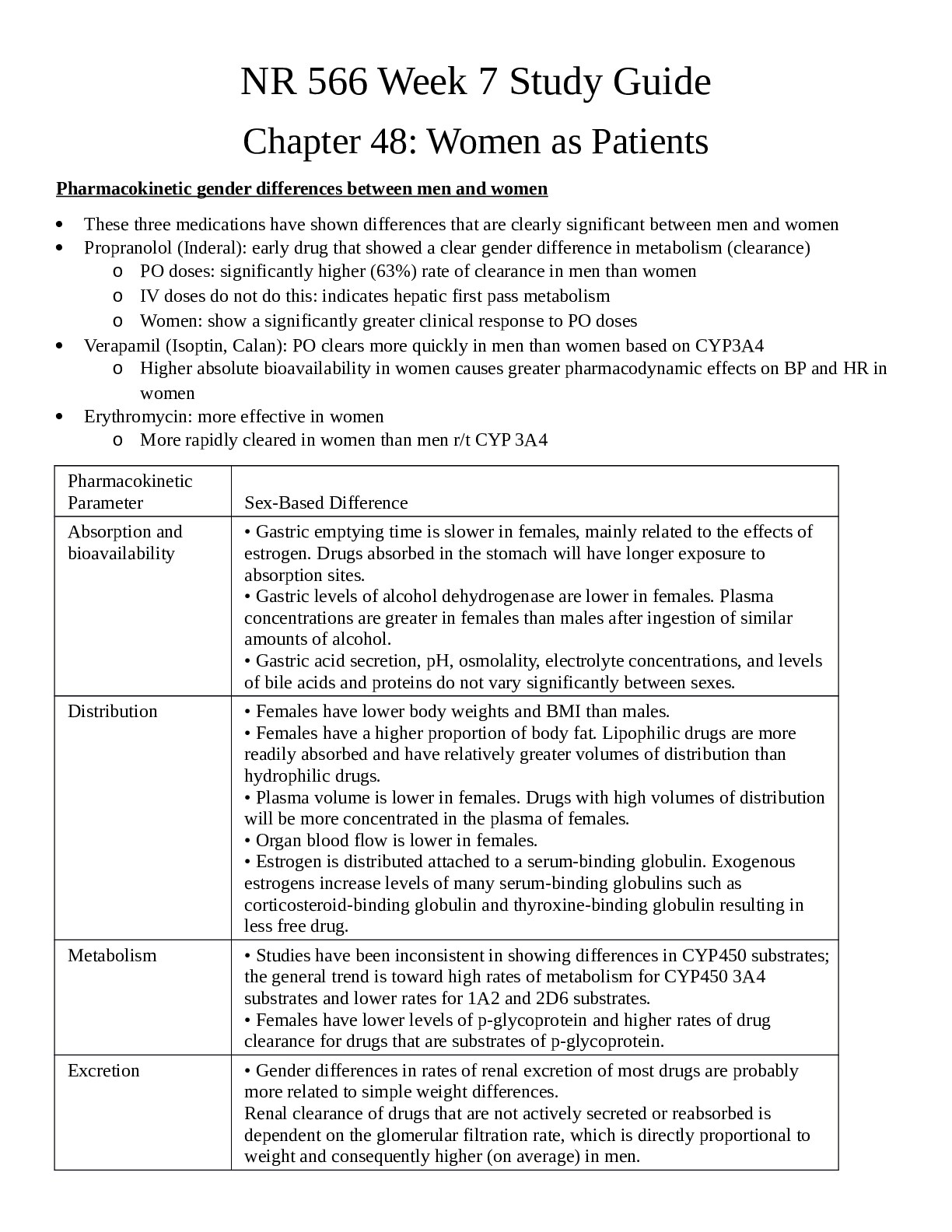 Preview image for NR 566 NR 566 wk 7 Study Guide