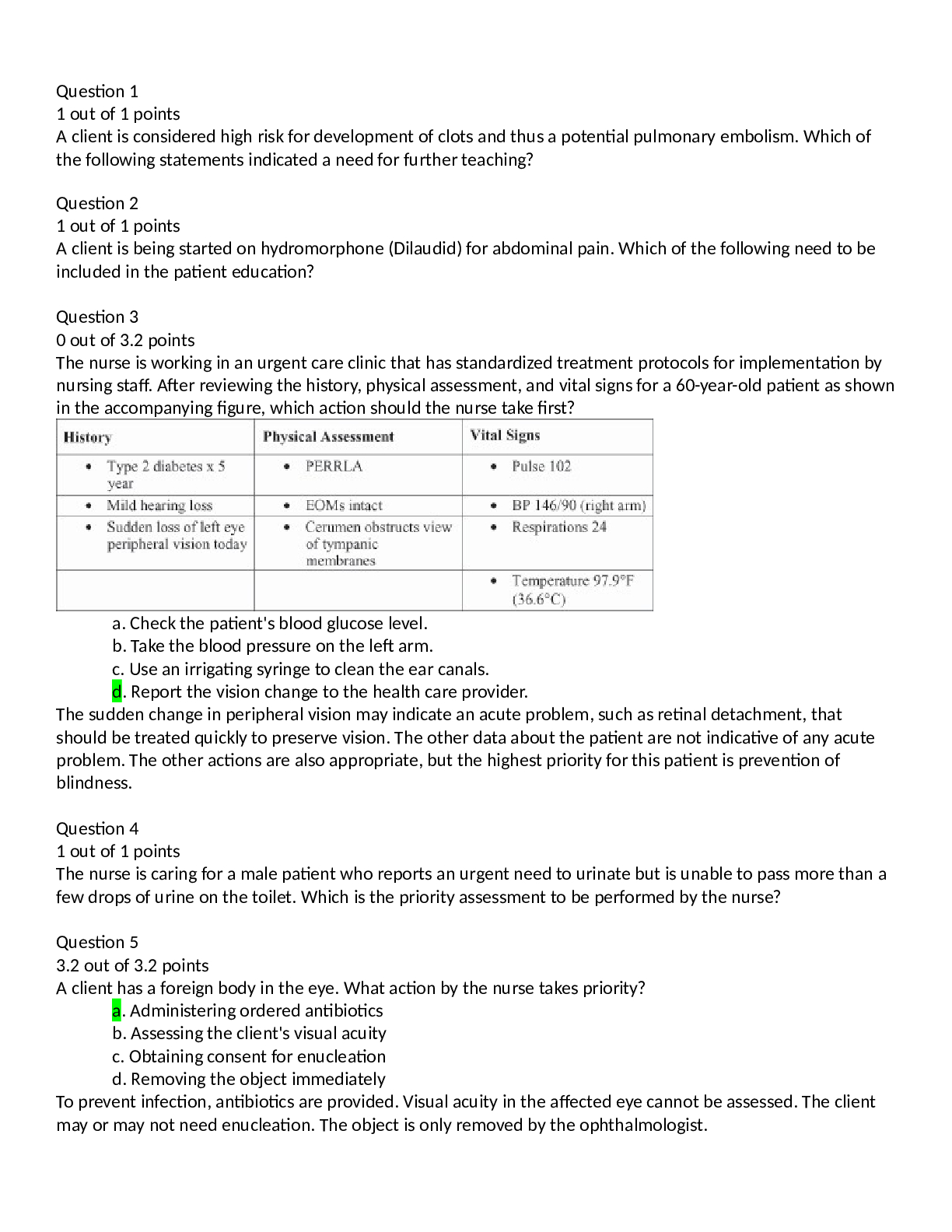 Preview image for NUR 1212C Final Exam - 1./ With Answers and Rationales