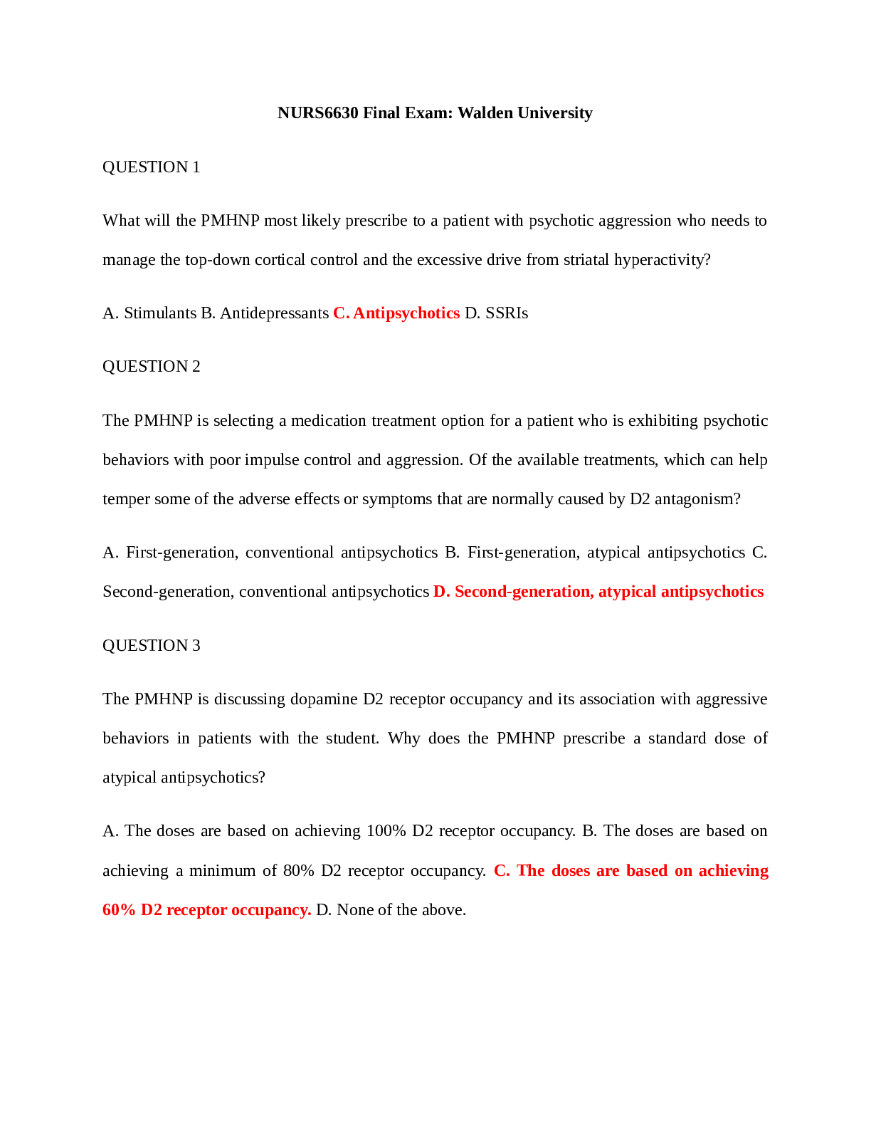 Preview image for NURS6630-Final-Exam-Walden-University(GRADED A+)