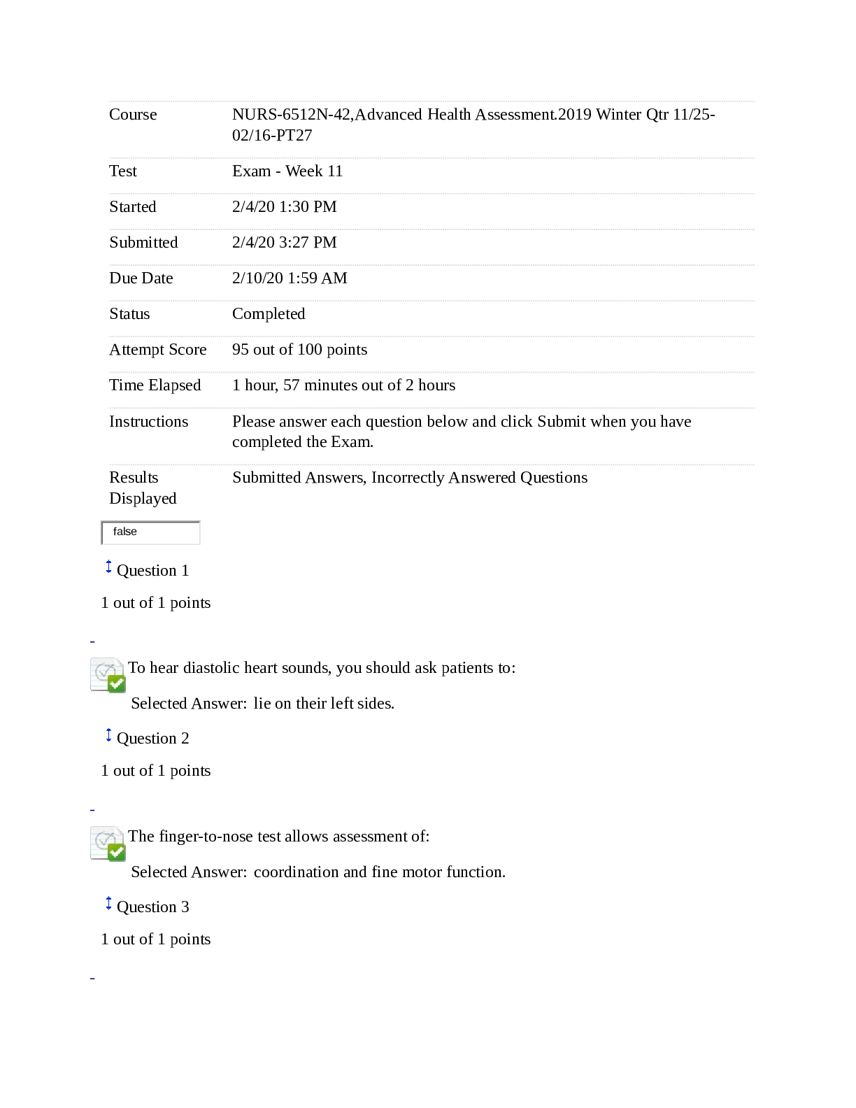 Preview image for NURS-6512N-42,Advanced Health Assessment. (ASSURED A)