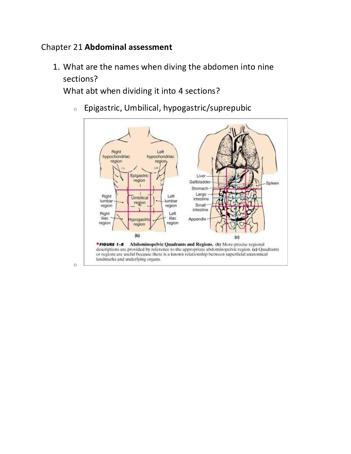 Preview of NR 304 Chapter 21 Abdominal assessment, Complete solution (2020)