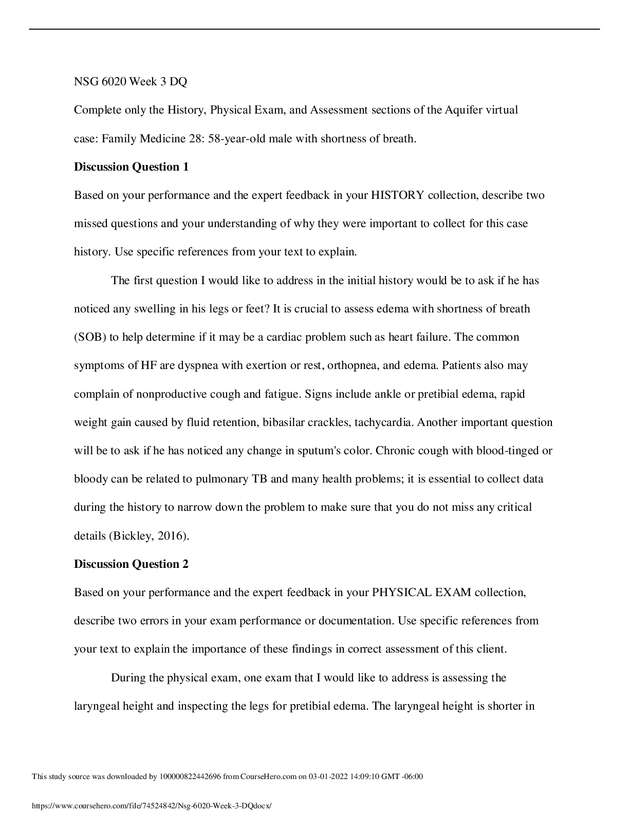 Preview image for NSG 6020 Week 5 Midterm Exam 2