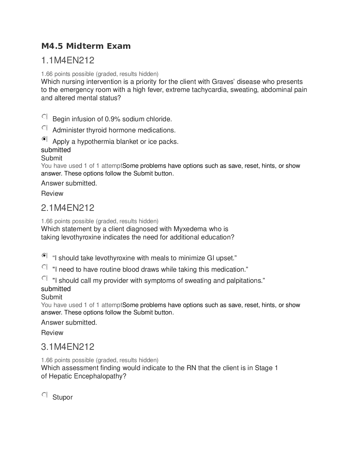 Preview image for >NUR 212 Midterm Exam-with 100% verified answers-2022