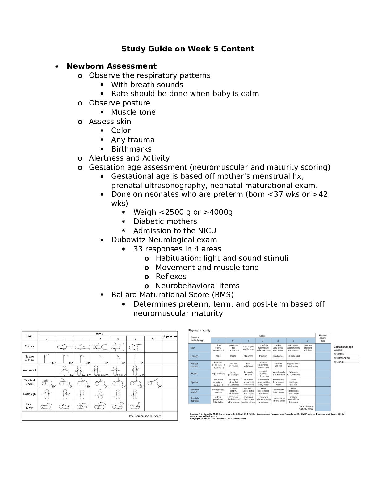 Preview of West Coast University, Los Angeles NURS 306 OB week 5 study guide-VERIFIED BY EXPERTS 2021