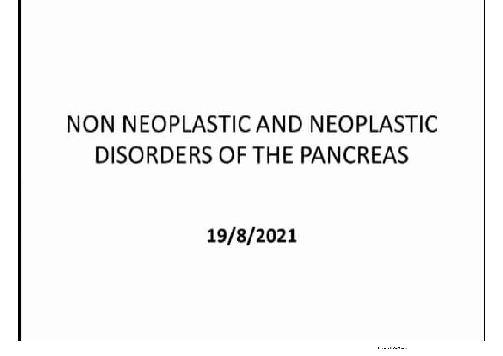 Preview image for PANCREASE/ PANCREATIC NEOPLASMS