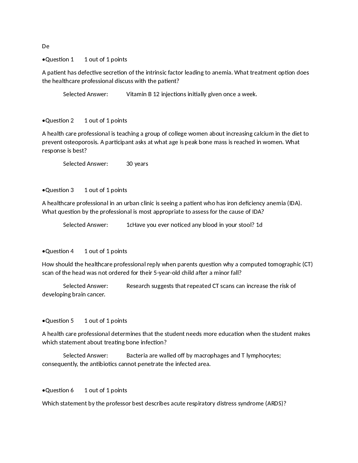 Preview image for Practice Essentials and solution -Pathophysiology