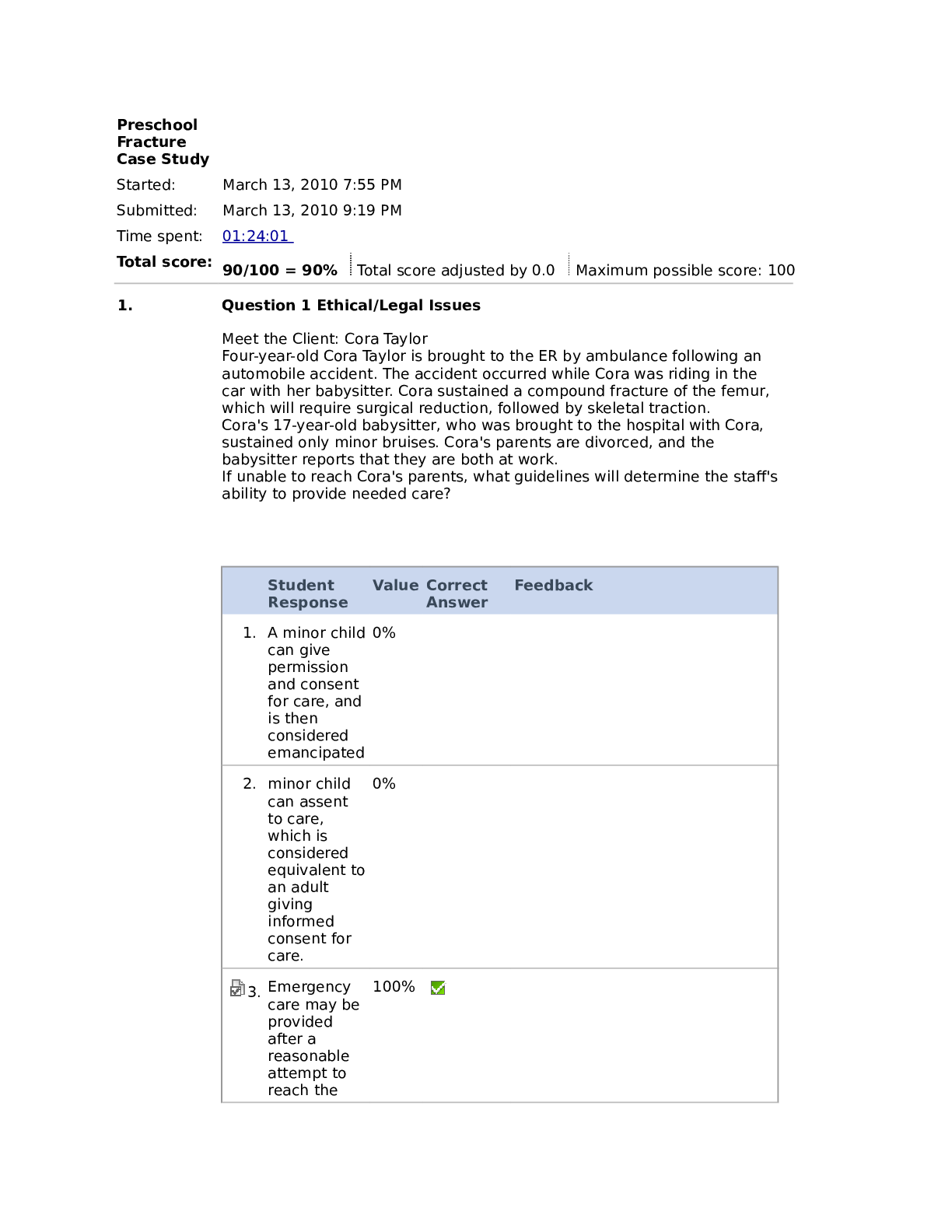 Preview of NURS 6541 Pediatrics Preschool Fracture Case Study