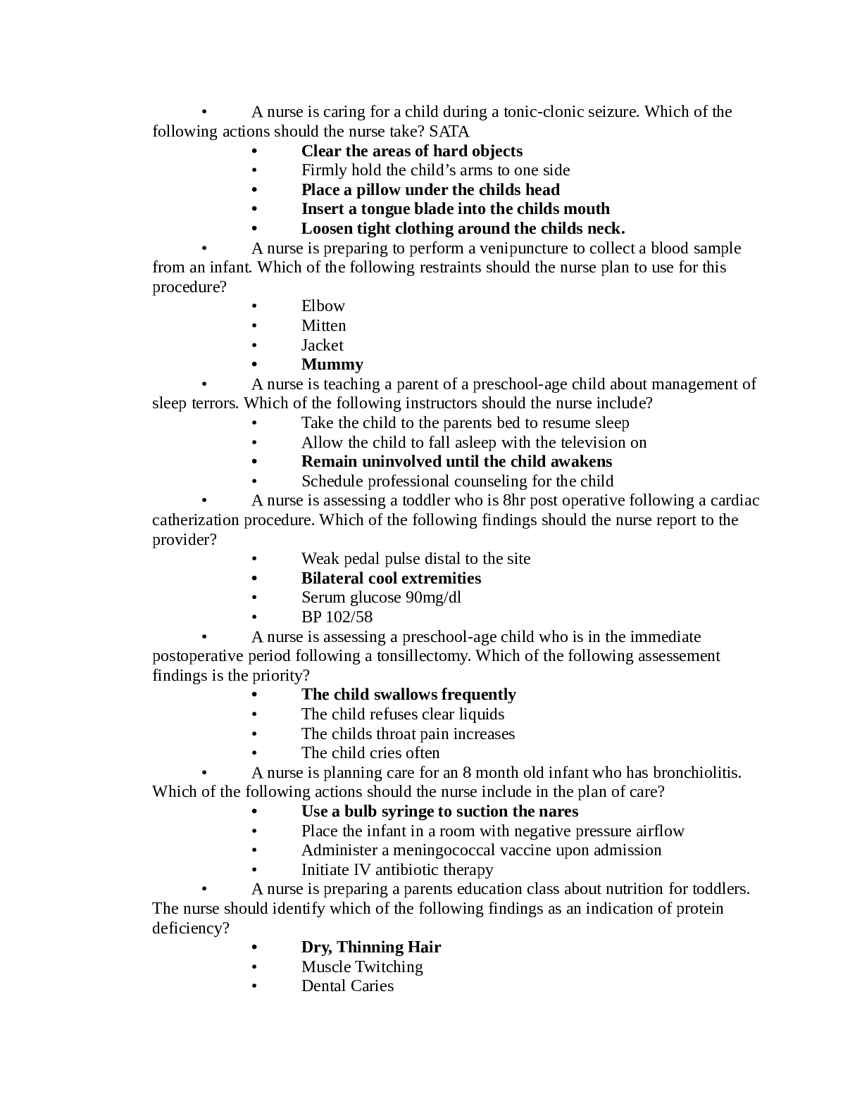 Preview image for Peds ATI VERY IMPORTANT RESOURCE FOR EXAM