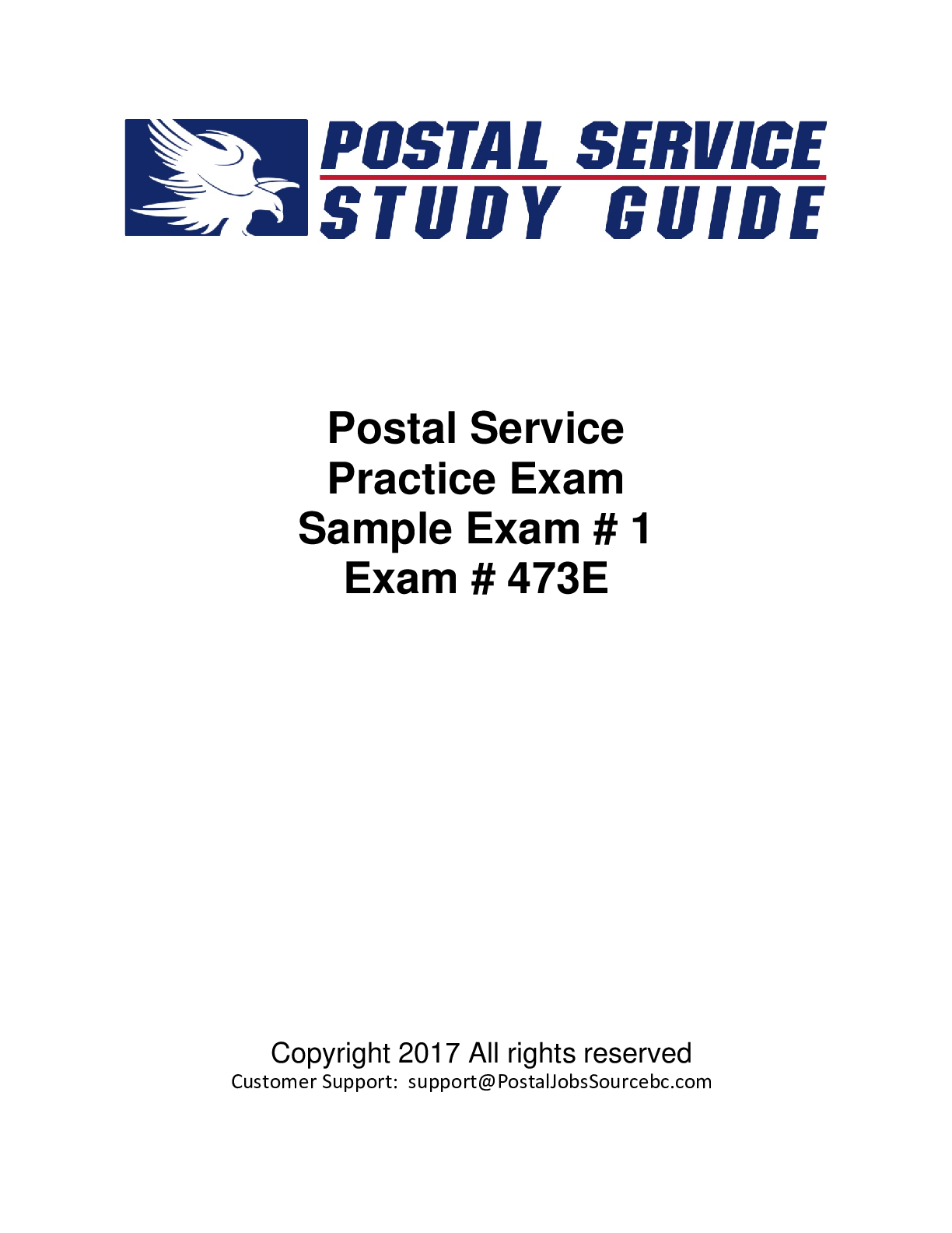 Preview image for Postal Service Practice Exam 1 bc 17.