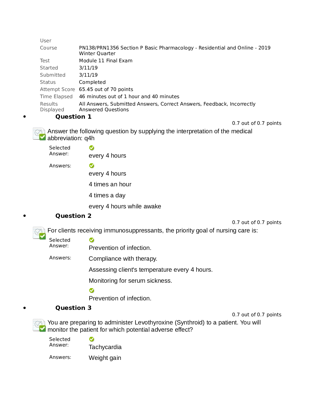 Preview image for NURSING PHARMACOLOGY PRACTICAL NURSING 138 PRN1356 SECTION P BASIC PHARMACOLOGY FINAL EXAM REVIEW QUESTIONS AND ANSWERS COMPLETE GUIDE SOLUTIONS, GRADED A+ DOWNLOAD FOR GUARANTEED SATISFACTION
