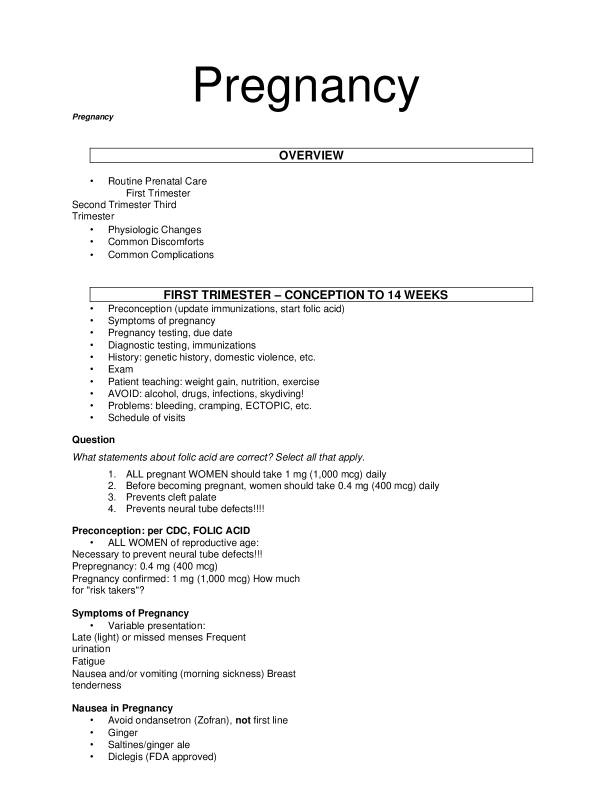 Preview image for NURS 6440 PREGNANCY / NURS6440 PREGNANCY / NUR6440 PREGNANCY / NUR 6440 PREGNANCY