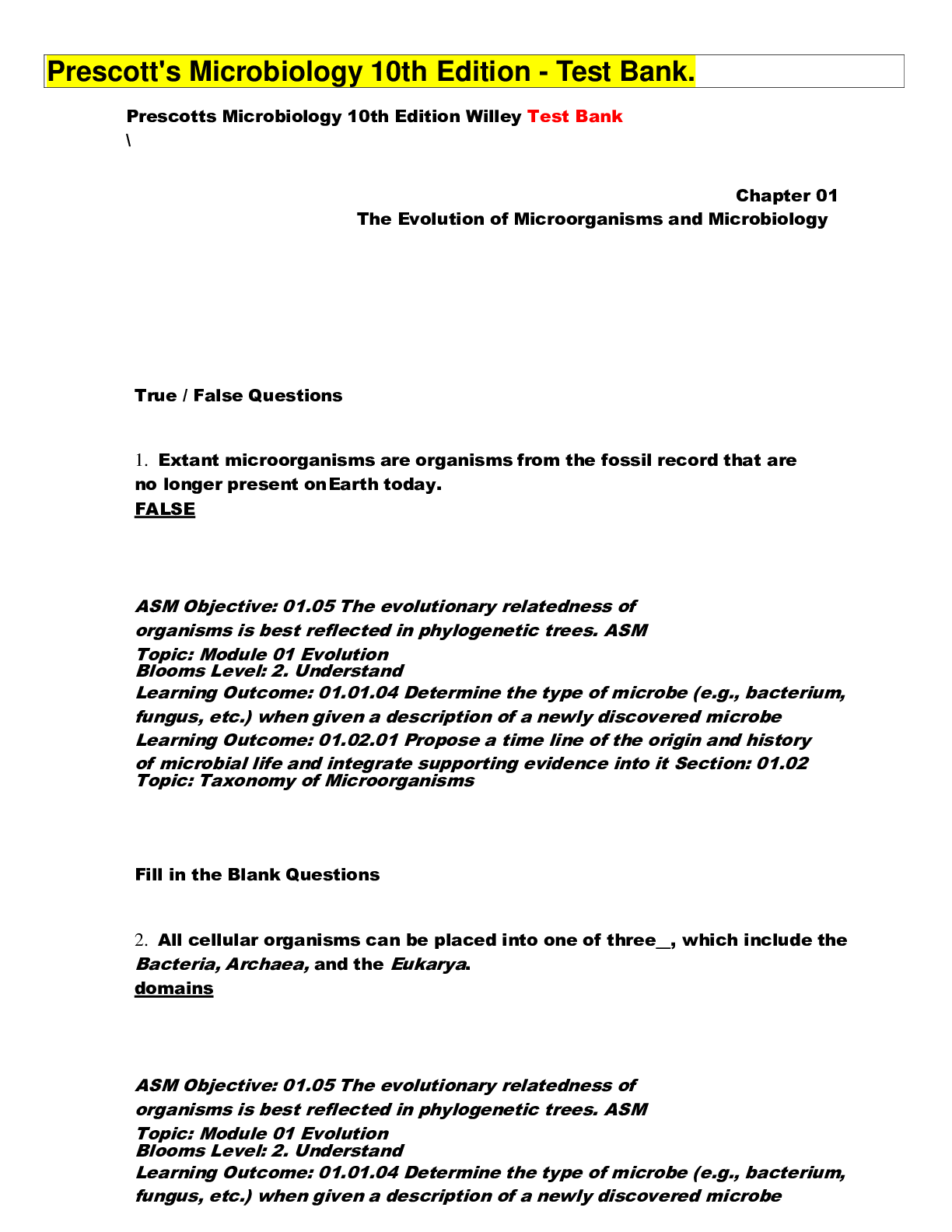 Preview image for CHAPTER 1 [EVOLUTION OF MICROORGANISMS AND  MICROBIOLOGY