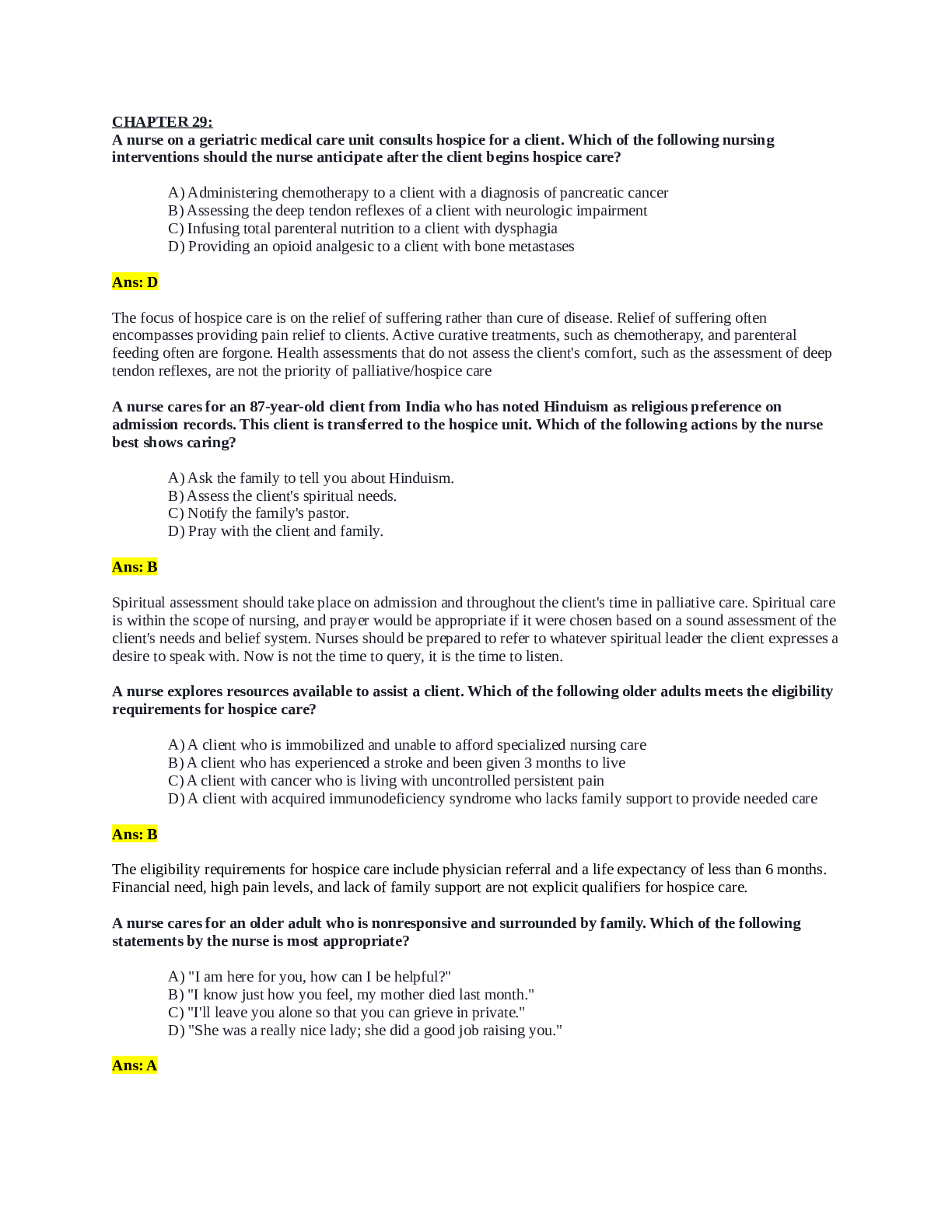 Preview image for NSG 345 Perspectives of Healthy Aging Final Exam 2022/2023