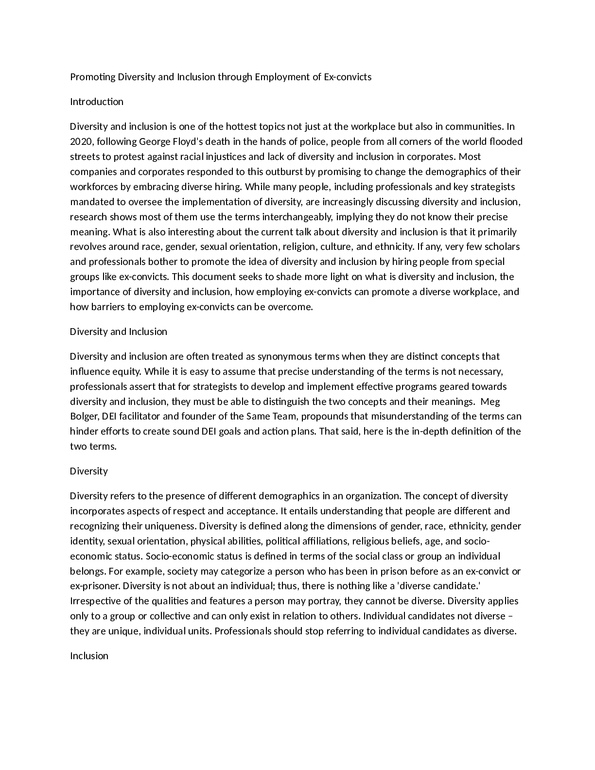 Preview image for Social Science Essay (For College Students) Assignment