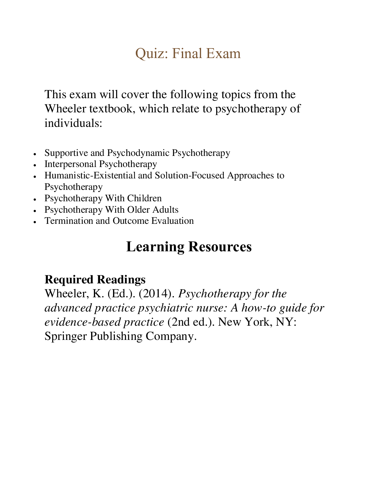 Preview image for psychiatric Nursing