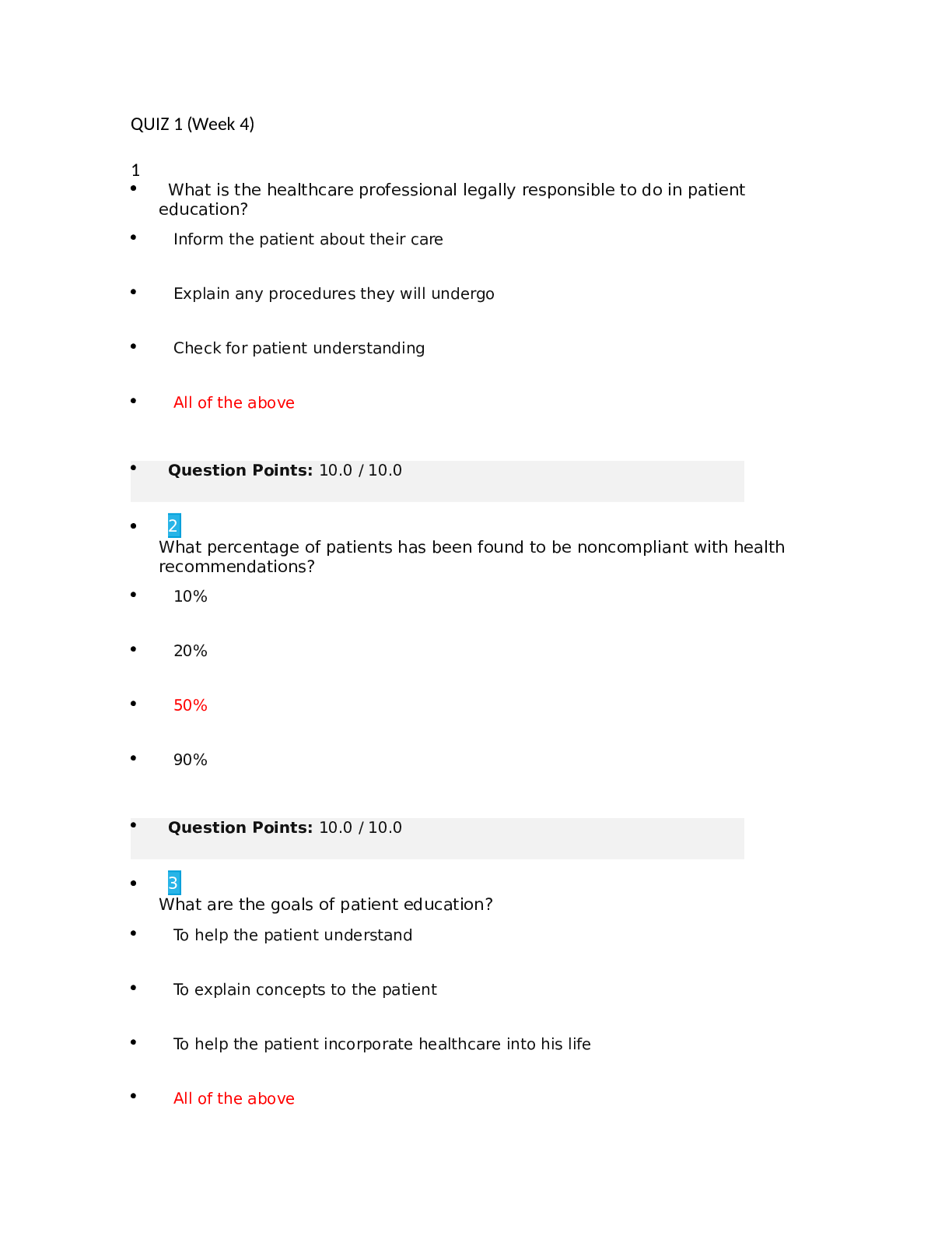 Preview image for HLT 306V TOPIC 4 QUIZ WITH ANSWERS SET 2