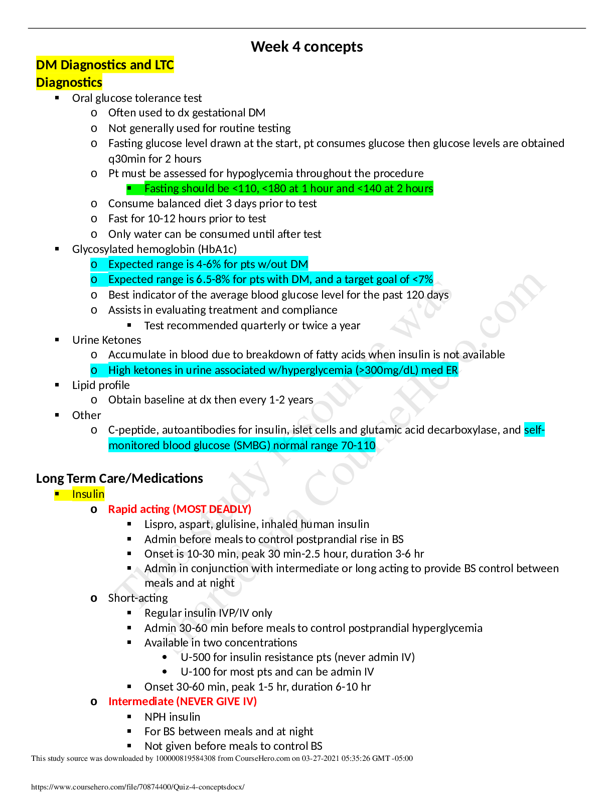 Preview image for NURS 481L  Quiz 4