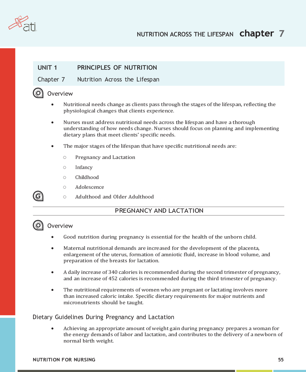 Preview image for RM Nutrition 4.0  NUTRITION ACROSS THE LIFESPAN   chapter 7