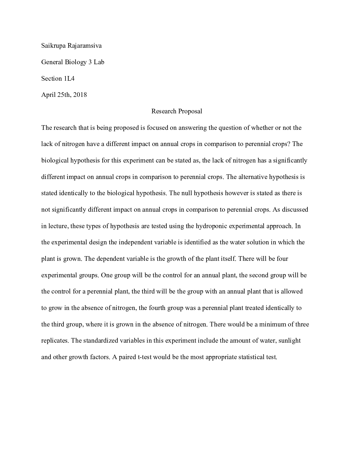 Preview image for HARVARD UNIVERSITY BIO 193 Research Proposal .