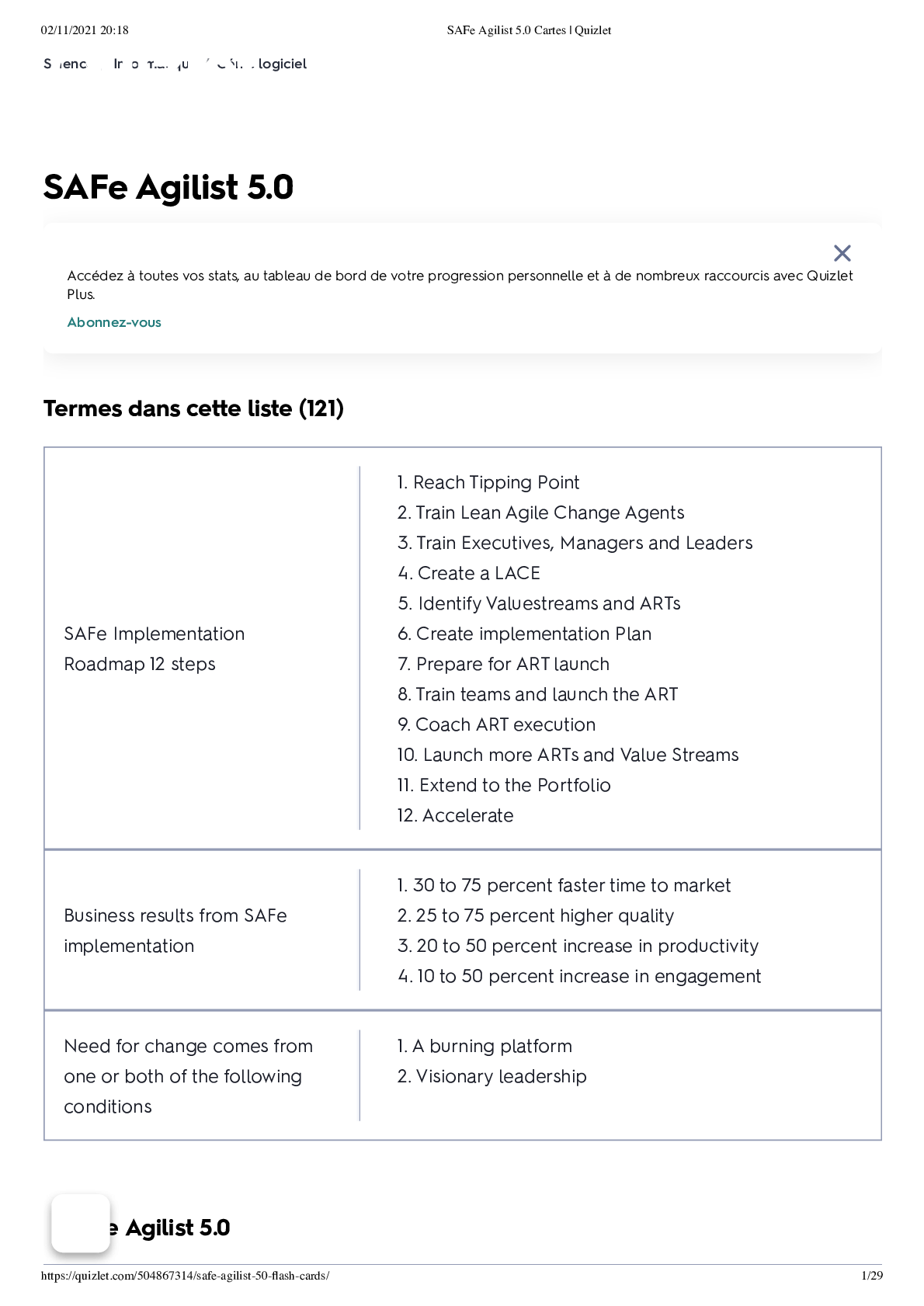 Preview image for SAFe Agilist 5.0 Questions and Answers with Complete Solutions
