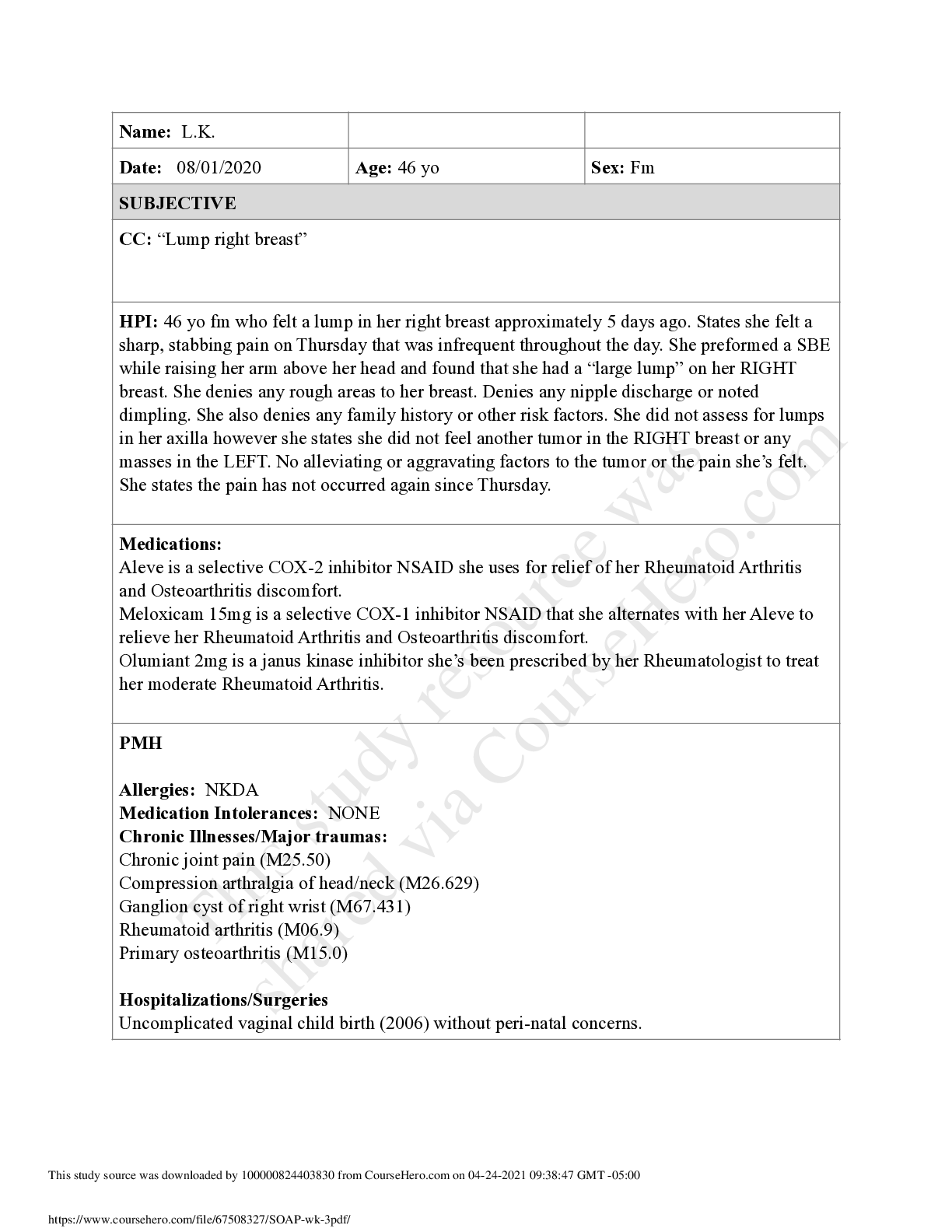 Preview image for SOAP wk 3.pdf