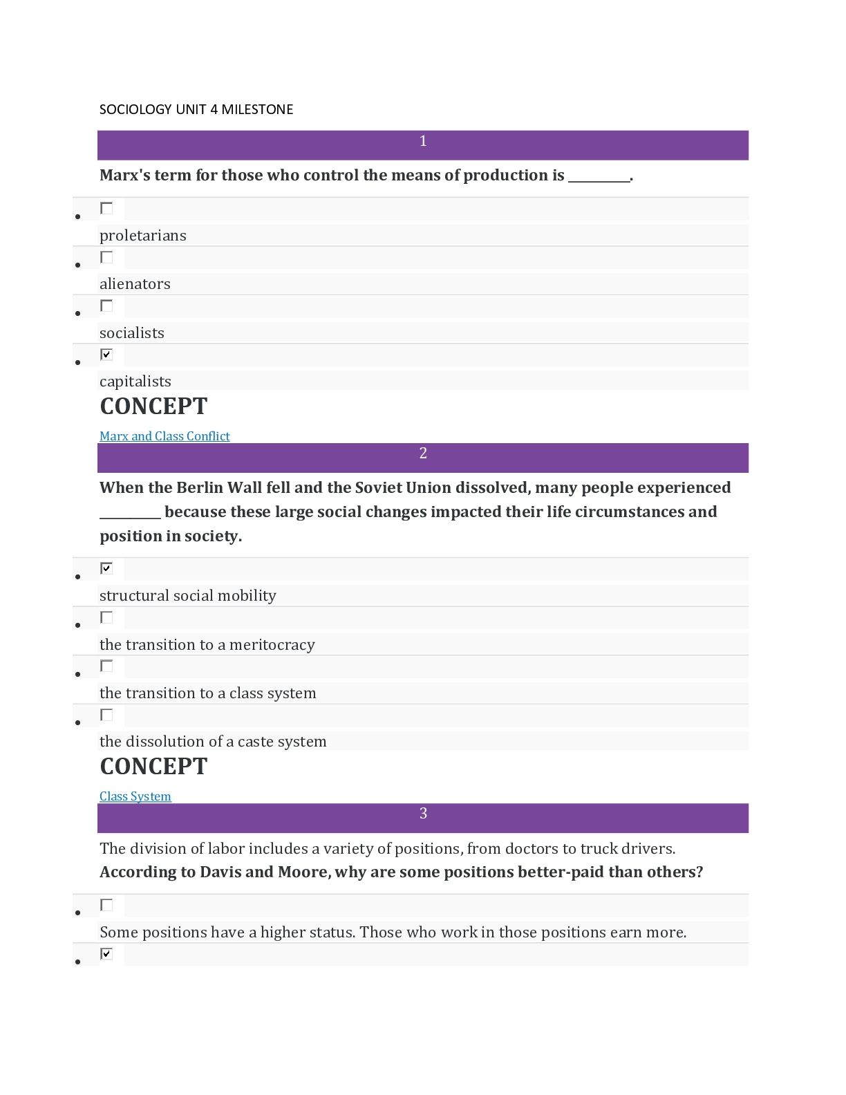 Preview image for SOPHIA UNIVERSITY INSTITUTE - SOCIOLOGY 101 SOCIOLOGY_UNIT_4_MILESTONE QUESTION AND ANSWERS_A+ GRADE.