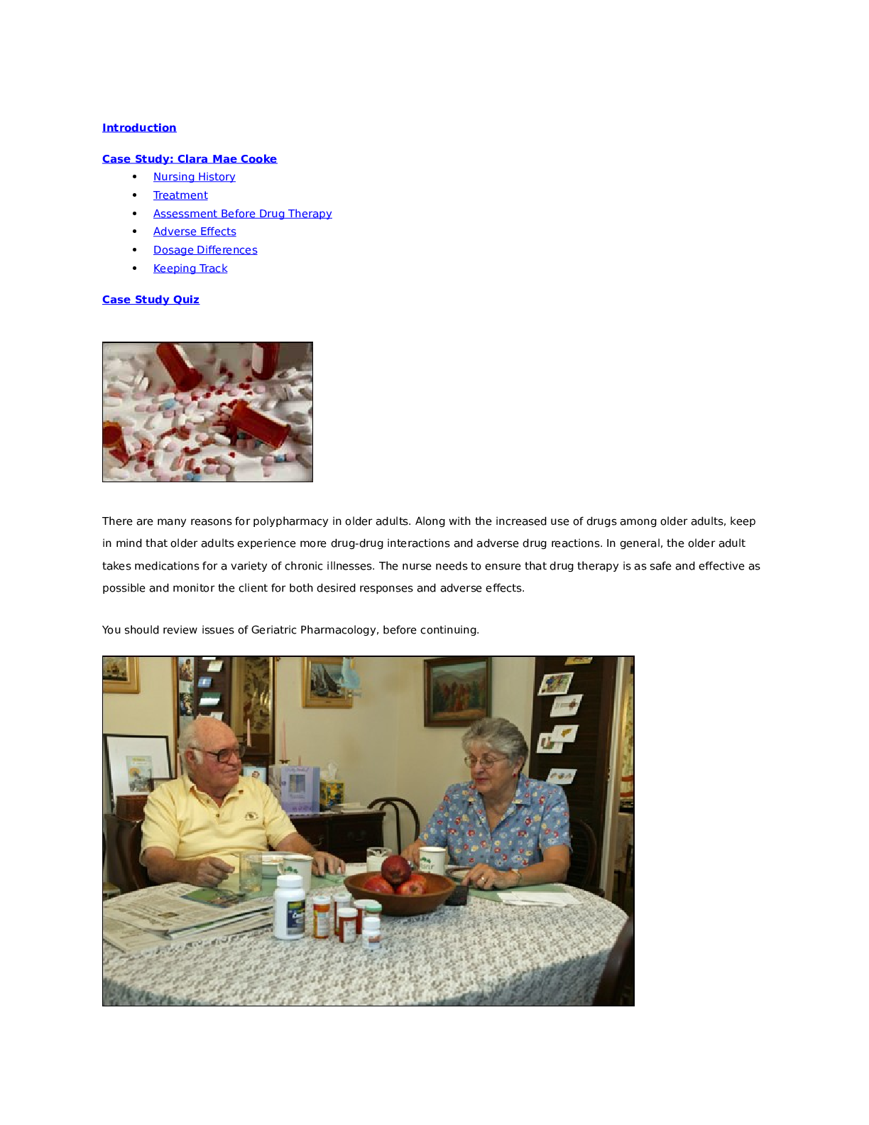 Preview image for RNSG 1126 Safety The Elderly and Polypharmacy Case Study