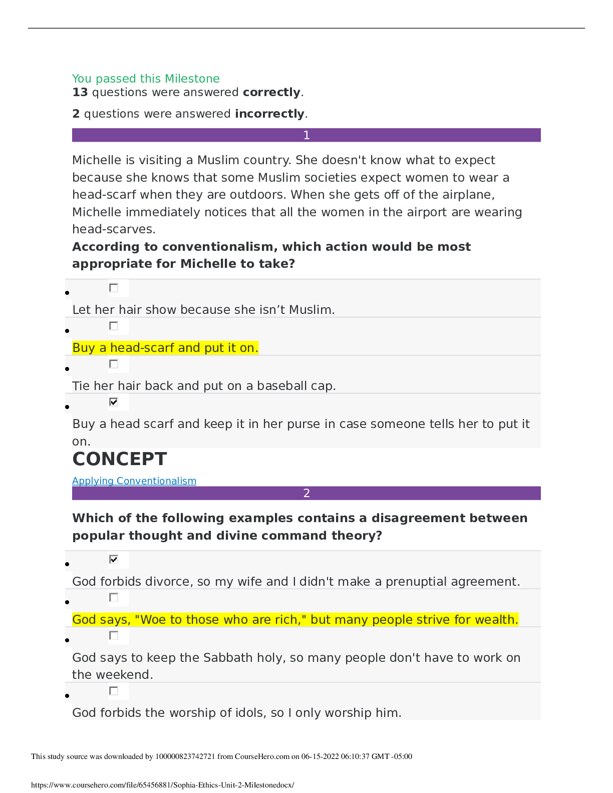 Preview image for SOFIA MILESTONE  QUESTIONS AND ANSWERS, 2022/2023 REVISIONS PREDICTOR, RATED A+