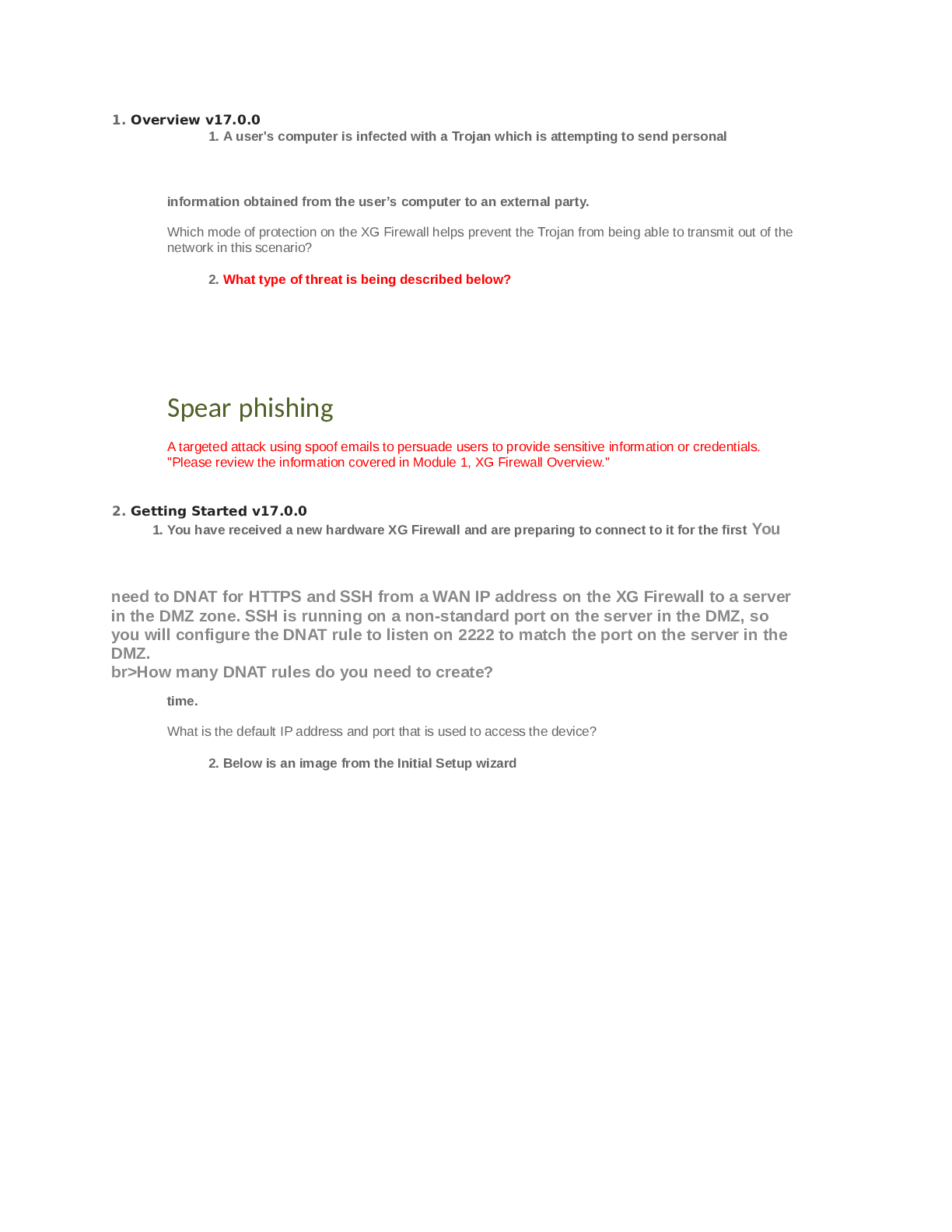 Preview image for SOPHOS EXAM (SOLVED).docx NET 105240142 Test Prep