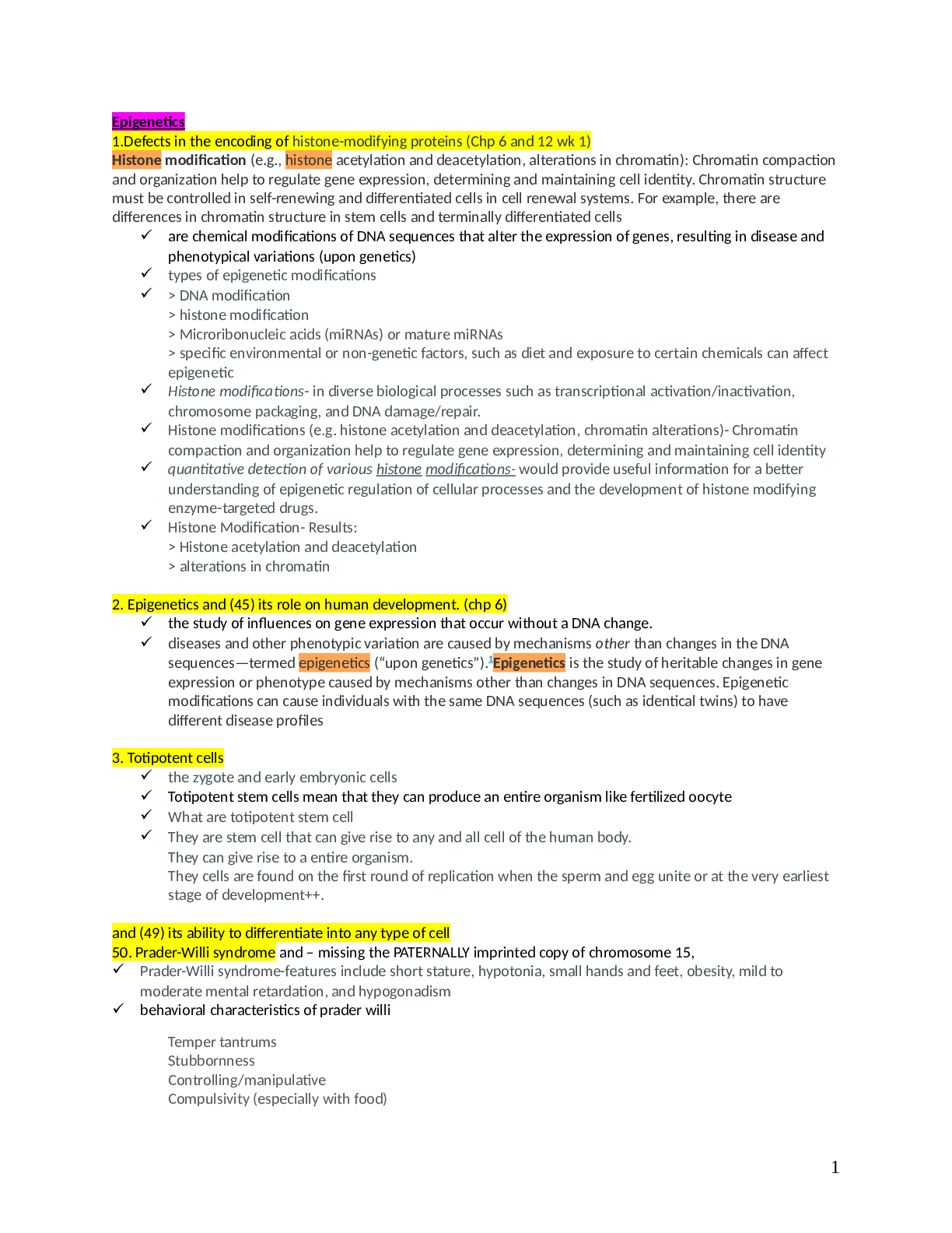 Preview of Chamberlain College of Nursing - NR 507Specific MidTerm Study Guide.