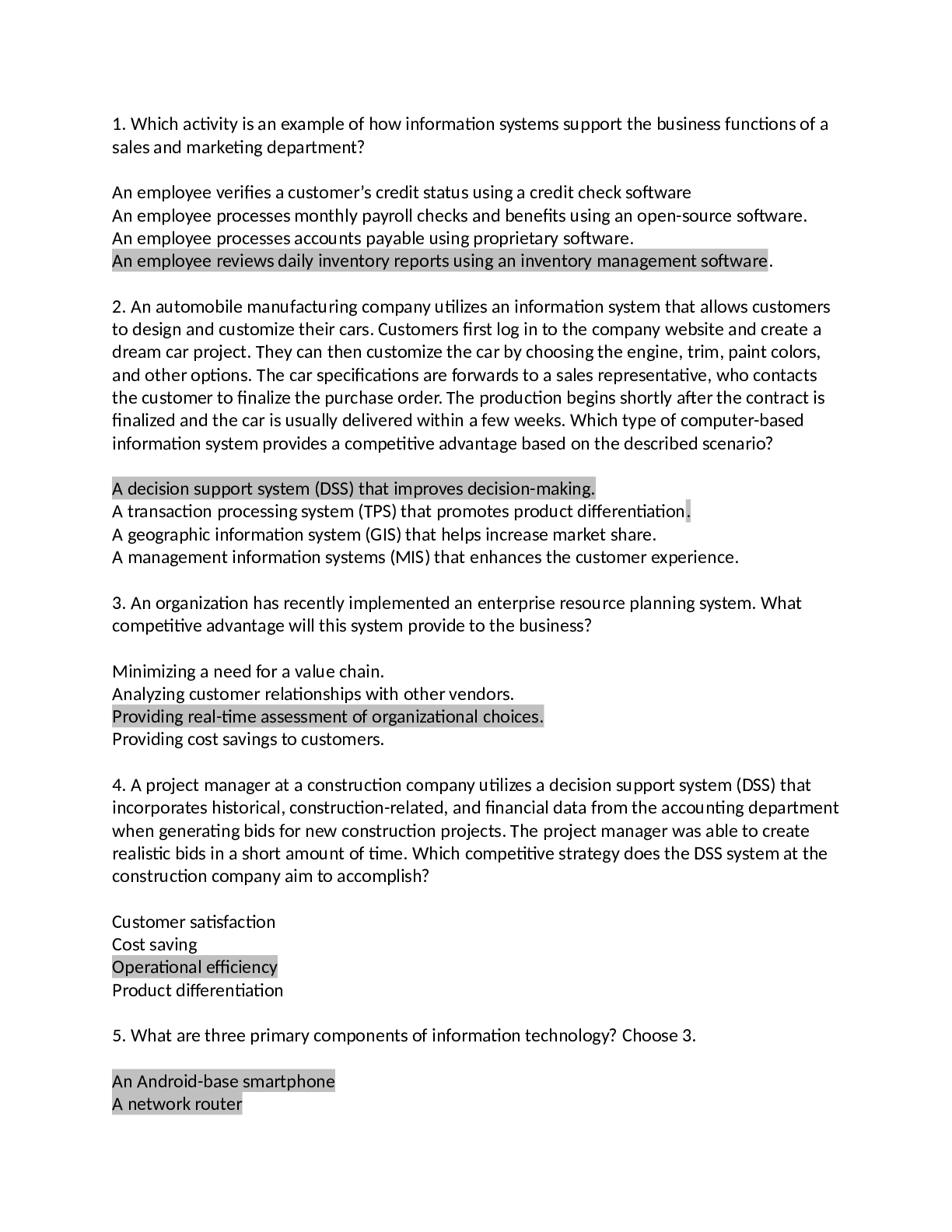 Preview image for Pharmacology ATI Proctored Exam Detailed Answer Key _Cloned_Assessment 1. 2020. Contains 100 verified Q&A. Correct Answers Highlighted