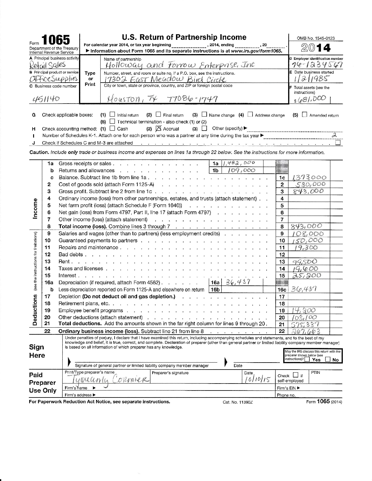 Preview image for ACCT 4302 TAX PROJECT 2-REVIEWED BY EXPEETS 2021
