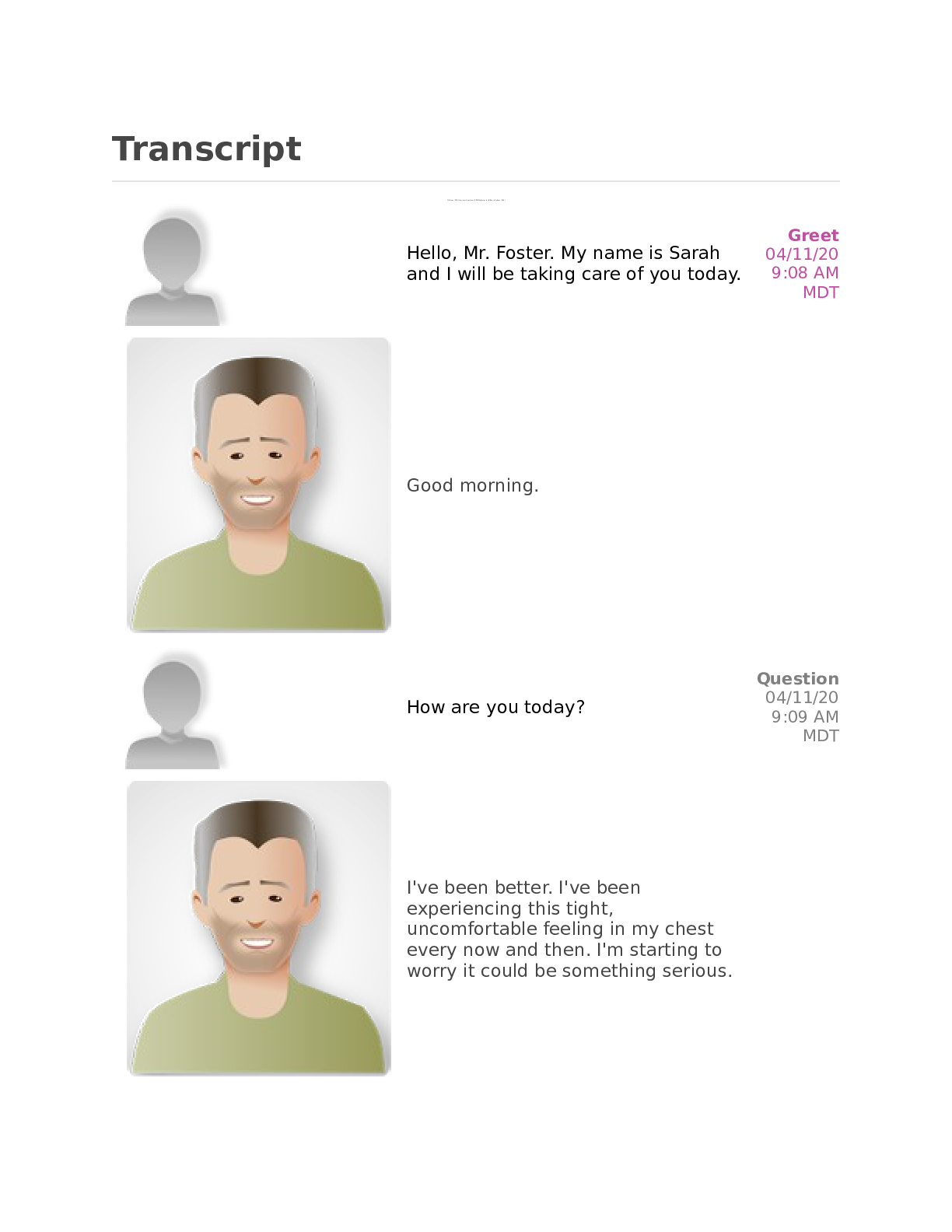 Preview image for NURS 6512 Week7 Brian Foster Transcript with complete solution(Complete edition)