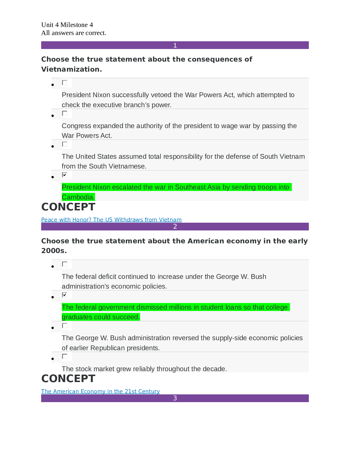 Preview image for The consequences of Vietnamization, Question & Answer. 100% Proven pass rate.