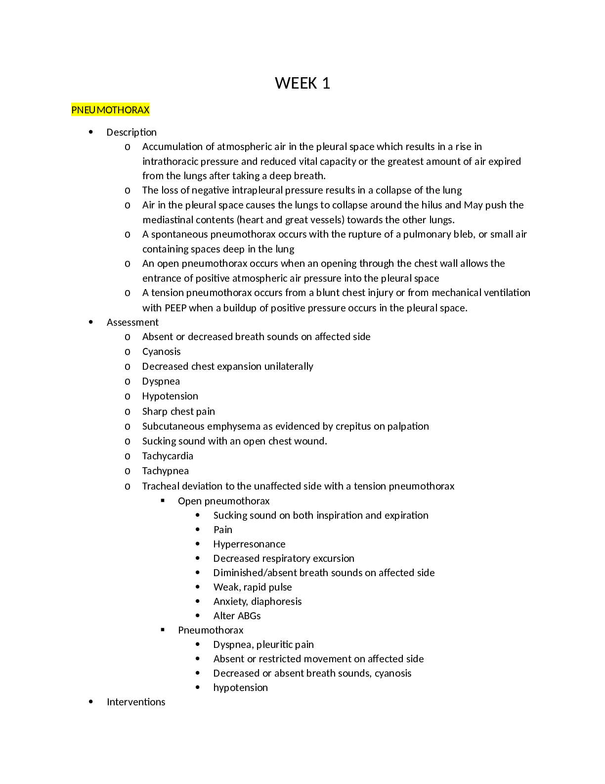 Preview of Herzing UniversityNF 216WEEK 1./Complete solution rated A