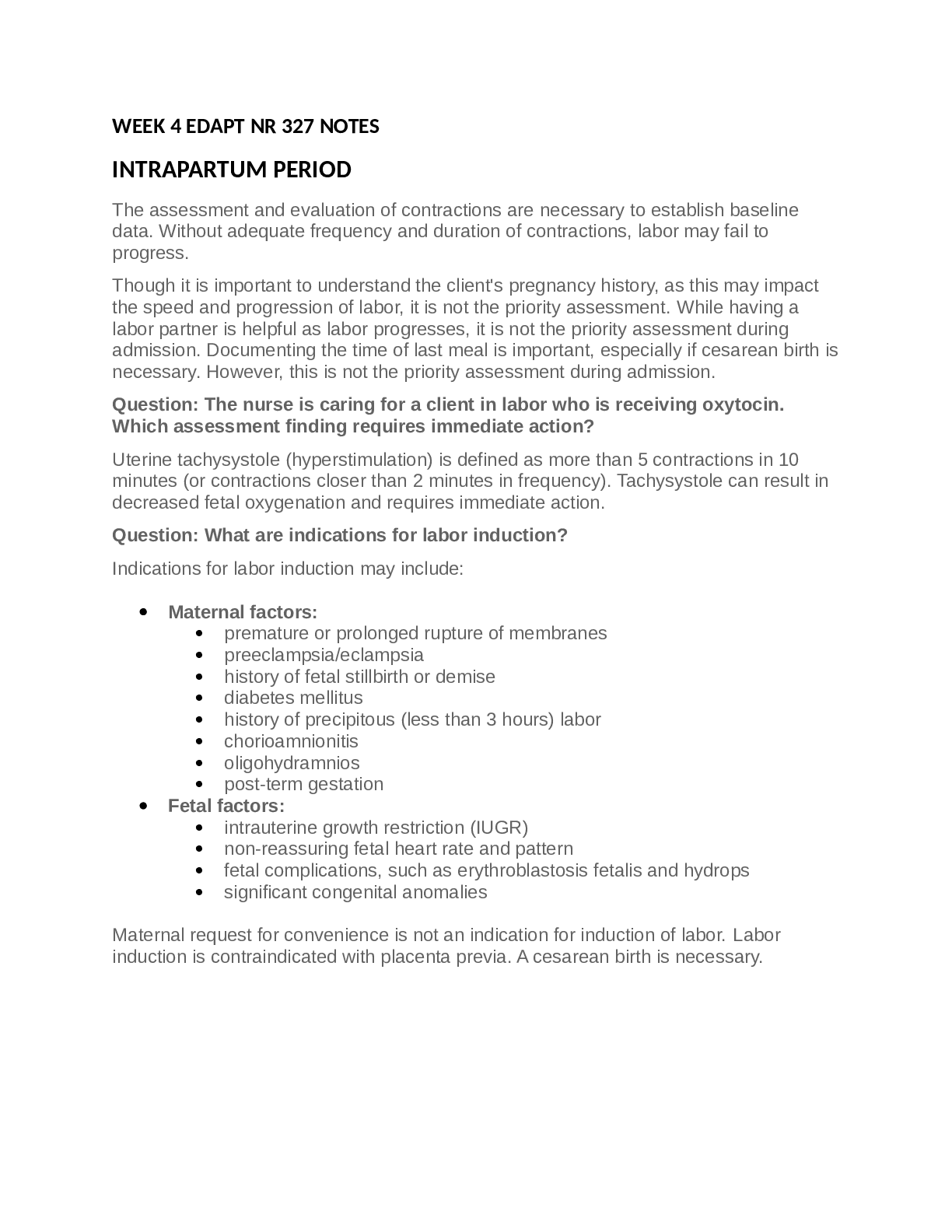 Preview image for WEEK 4 EDAPT NR 327 NOTES