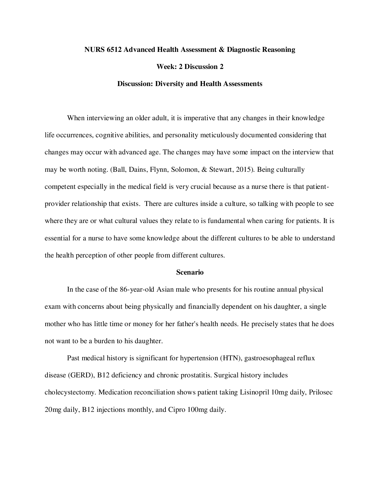 Preview image for NURS 6512 WK-2- Advance Health assessment