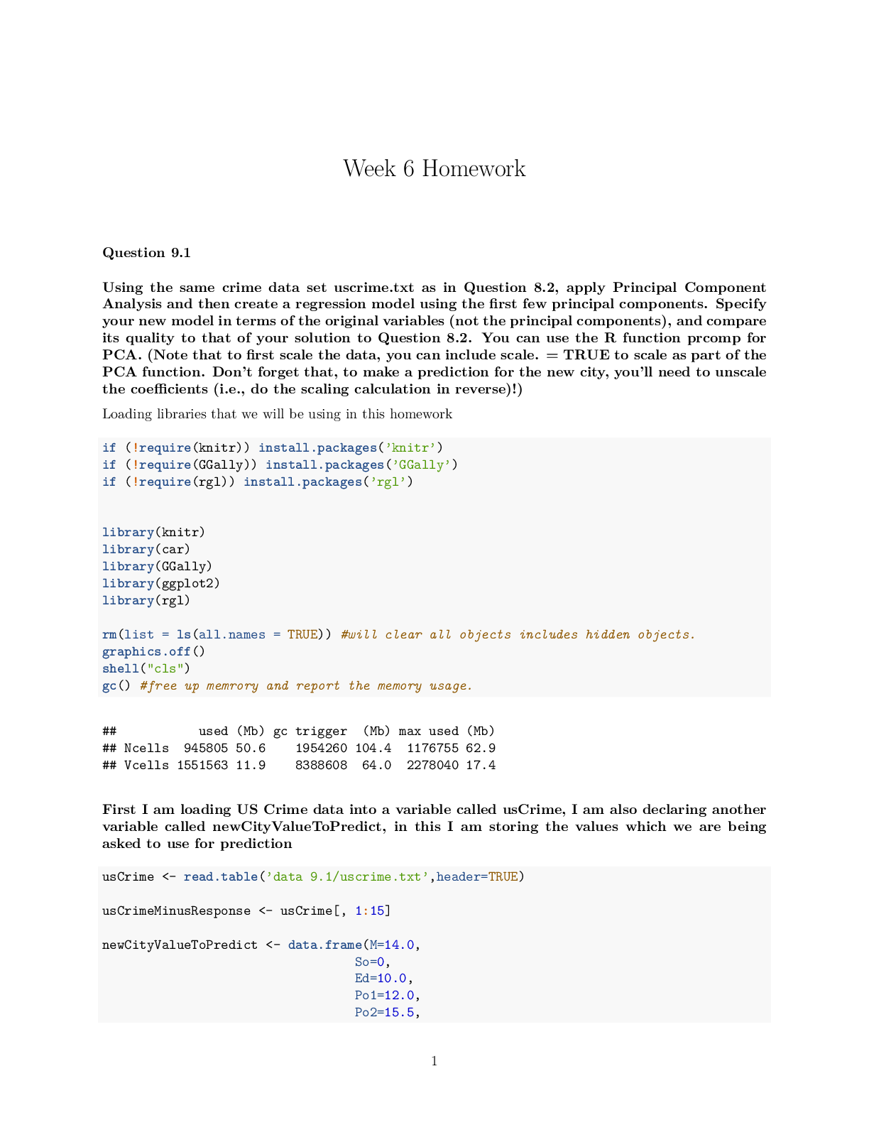 Preview of Georgia Institute Of TechnologyCS ISYE6501XWeek6_Homework