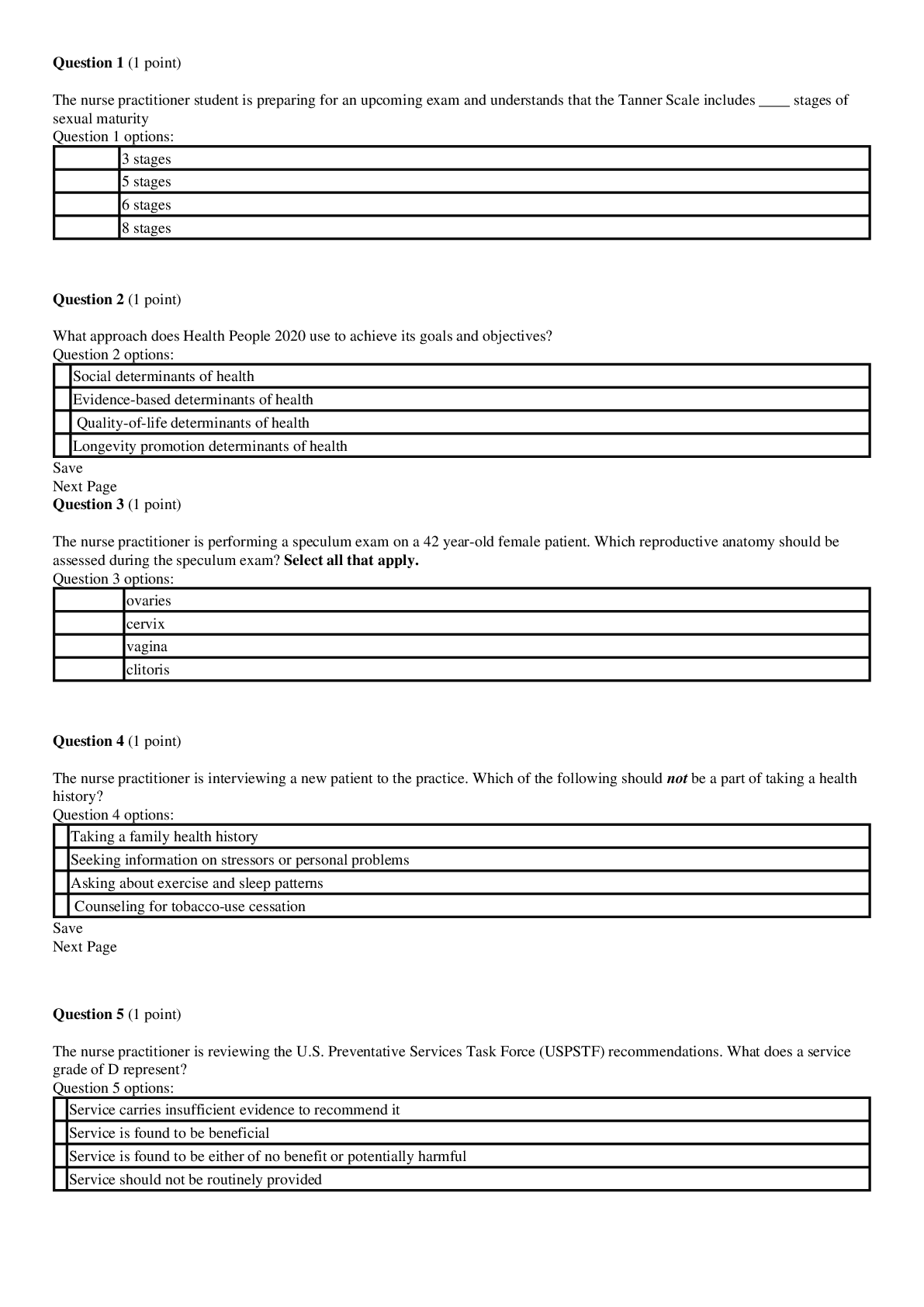 Preview image for NSG 6430 Week 1 KC/questions and answers/download to get A