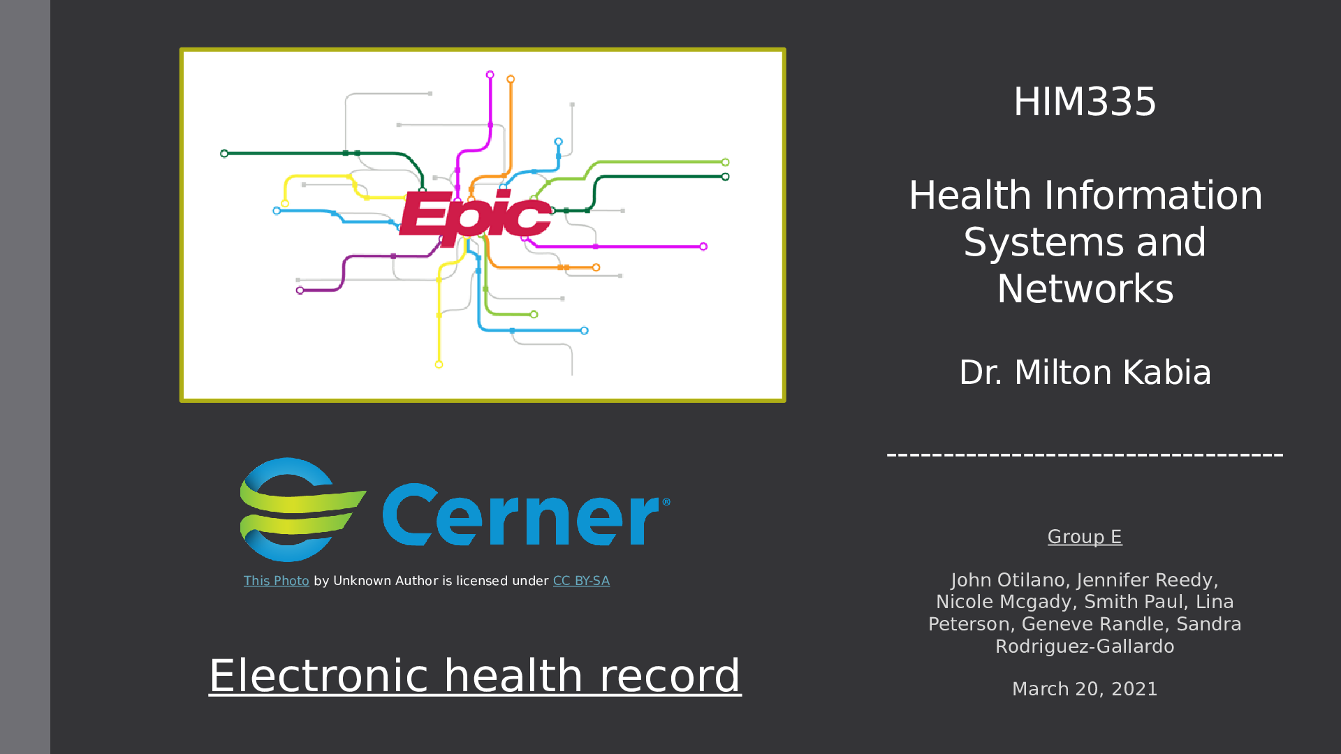 Preview image for DeVry University Wk3_HIM 335_Group-E Health Information Systems and Networks Dr. Milton Kabia