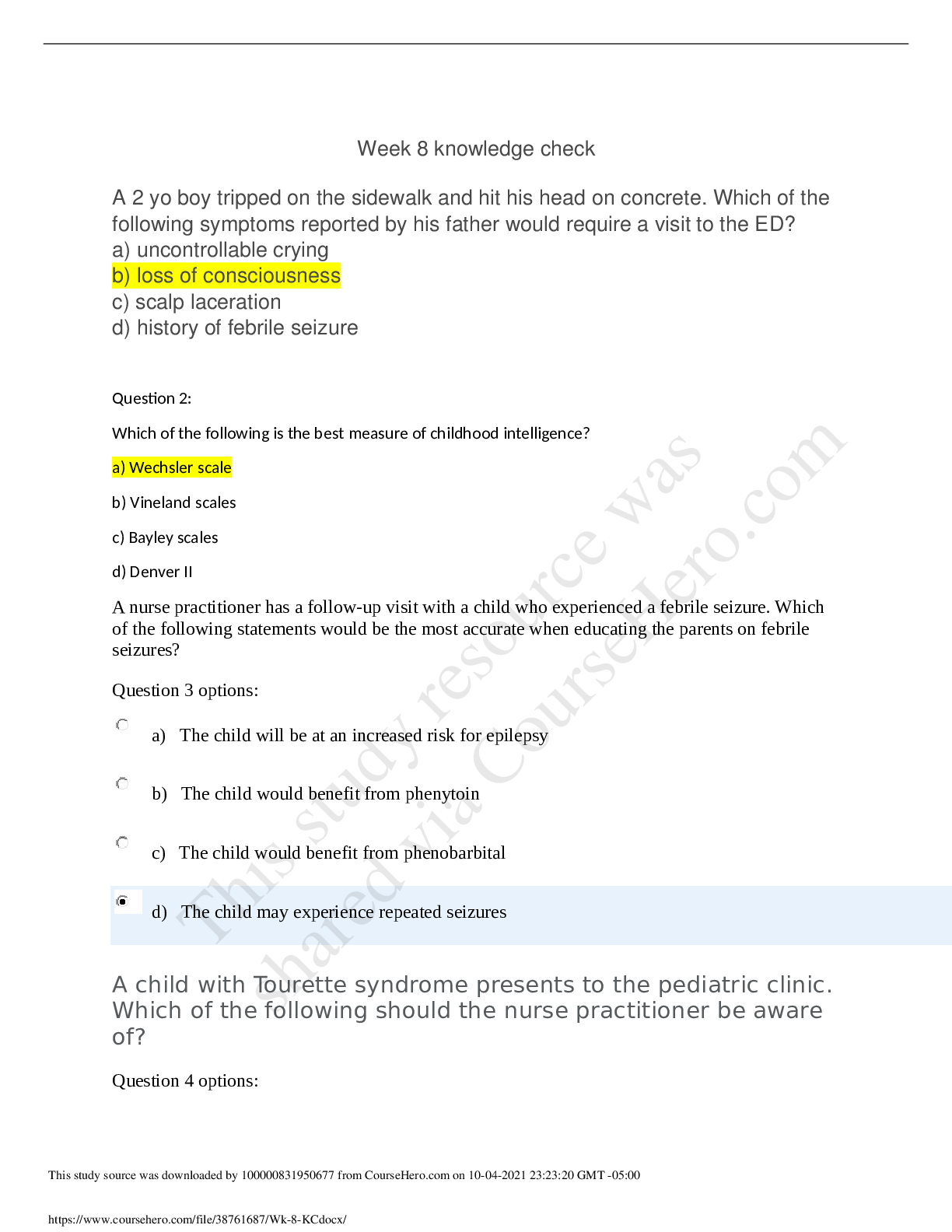 Preview image for Nursing 6435, week 8 discussion