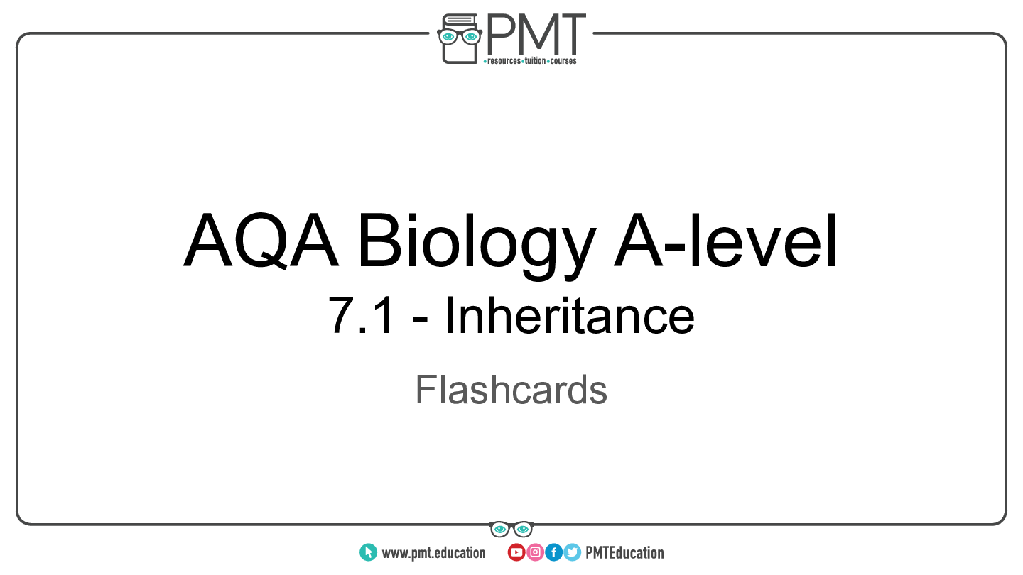 Preview image for AQA Biology A-level 7.1 - Inheritance
