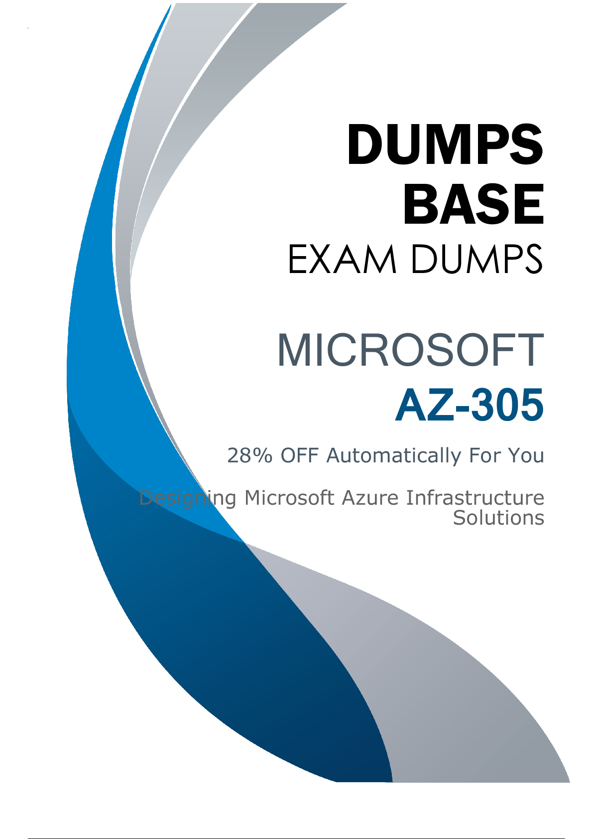 Preview image for DUMPS 200 Microsoft AZ-305 Dumps Questions V10.02 - Read AZ-305