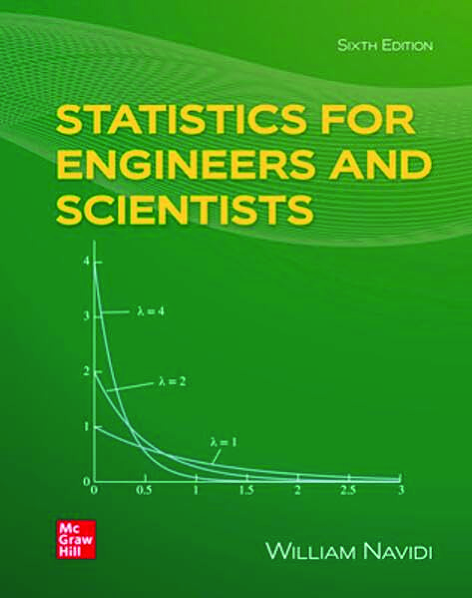 eBook PDF Statistics for Engineers and Scientists 6th Edition By William Navidi