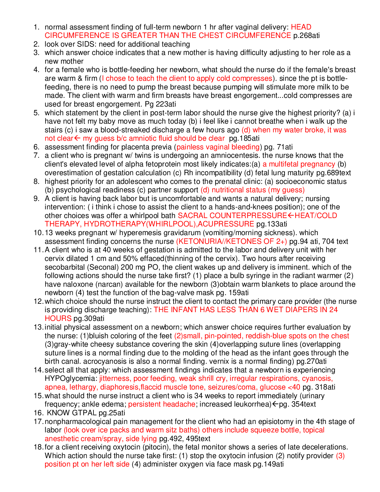 Preview image for MANAGEMENT mgt 304 ati maternal study guide 2020
